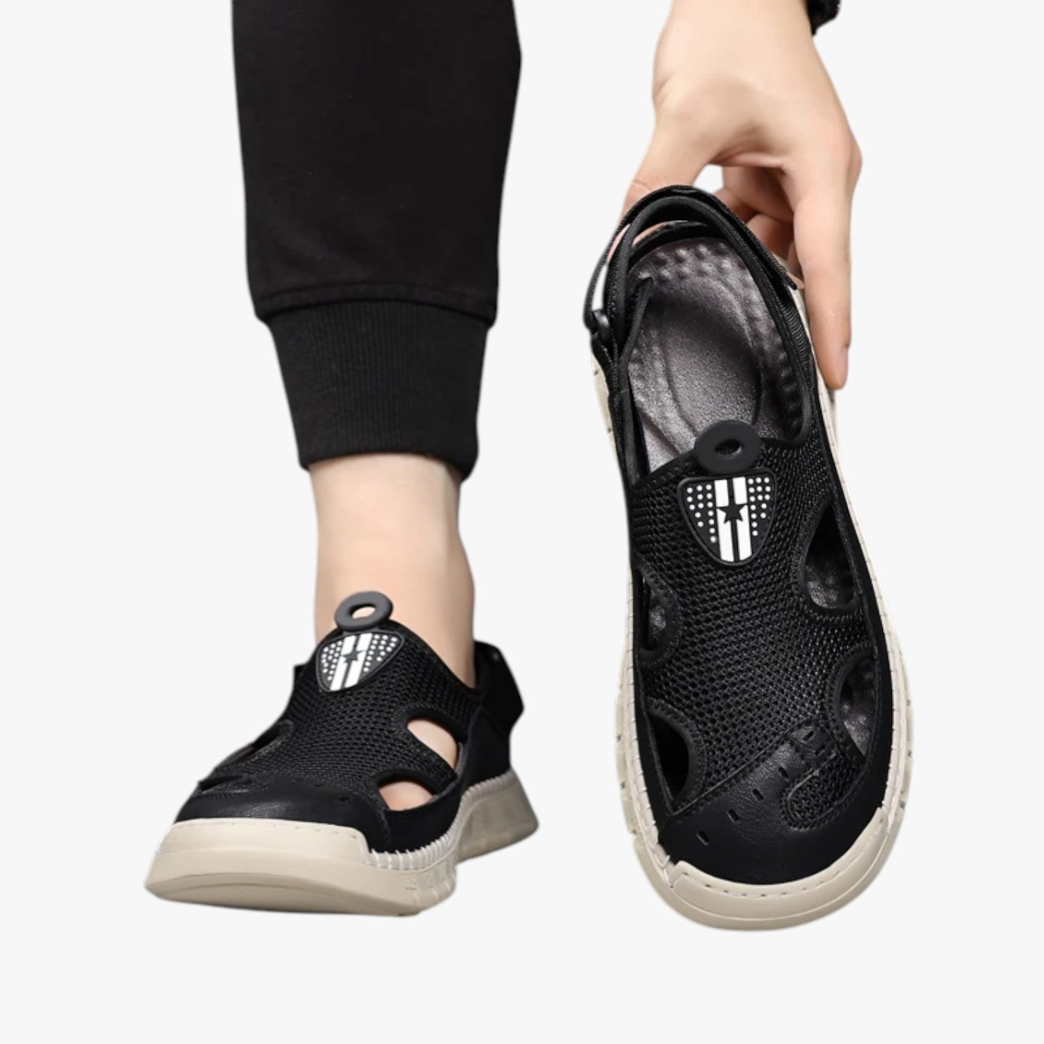 Aaron | Sommer Schuhe für Männer Atmungsaktiv, Rutschfest und Ultra Bequem