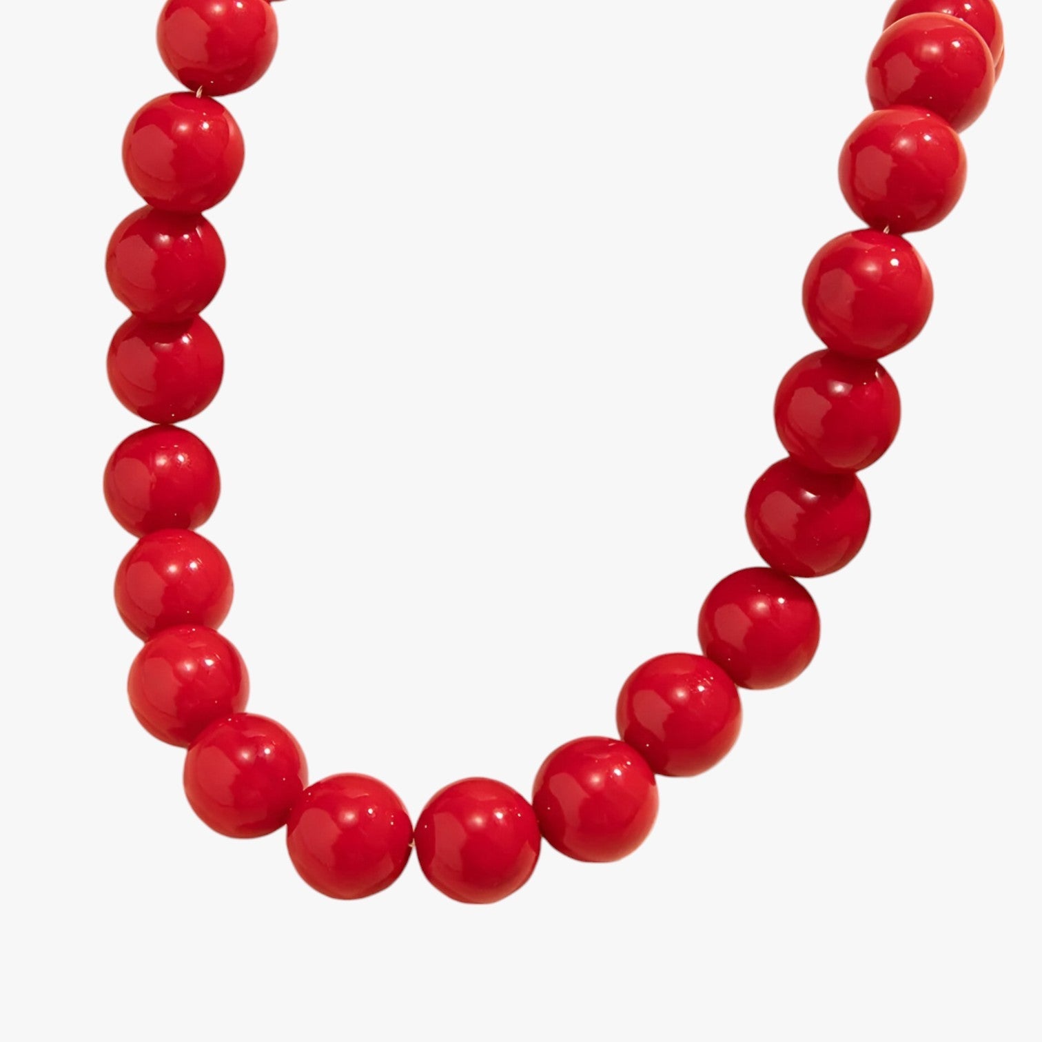 Callie | Auffällige Farbe: helle geometrische Perlenkette 2024