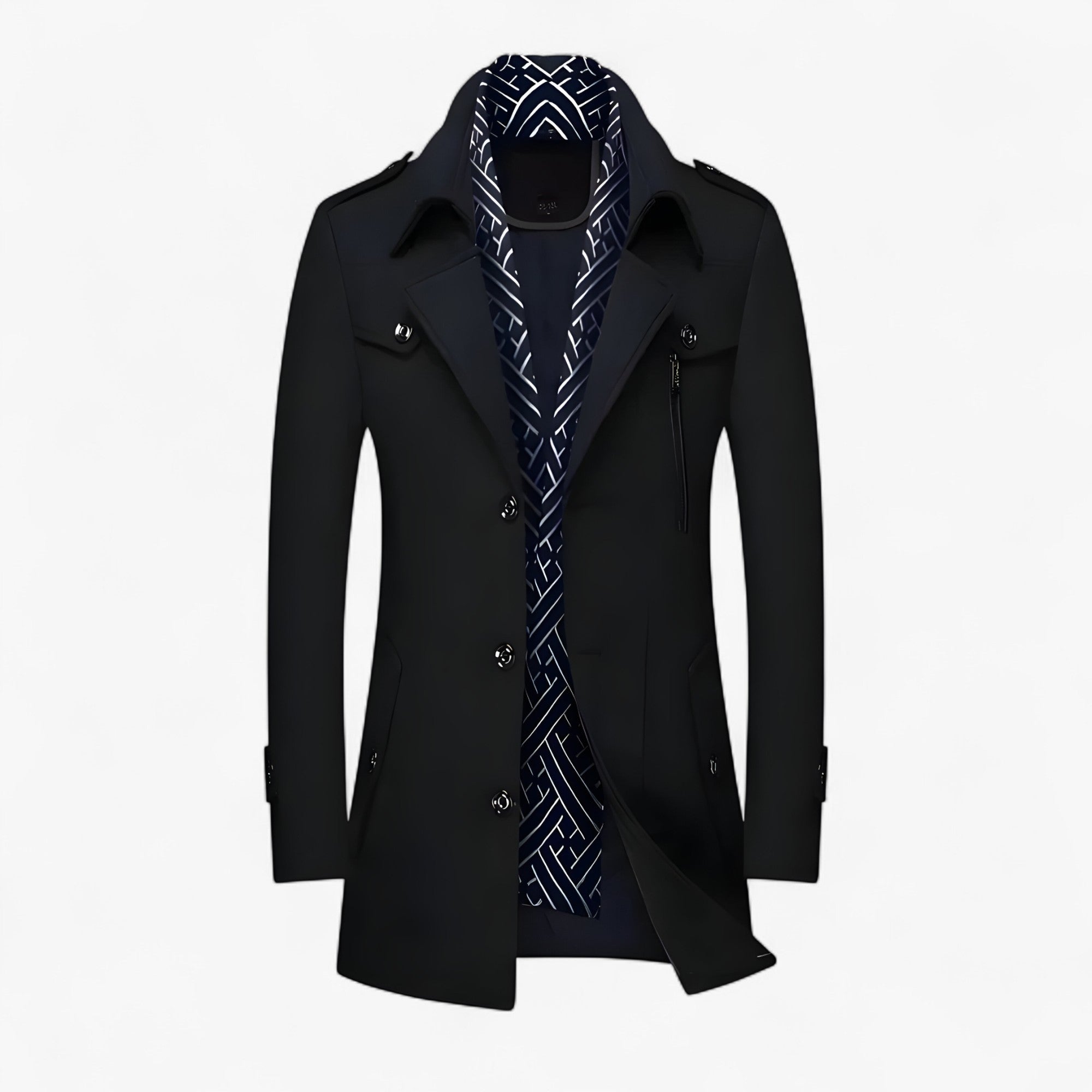 King | Mittellanger Wollmantel