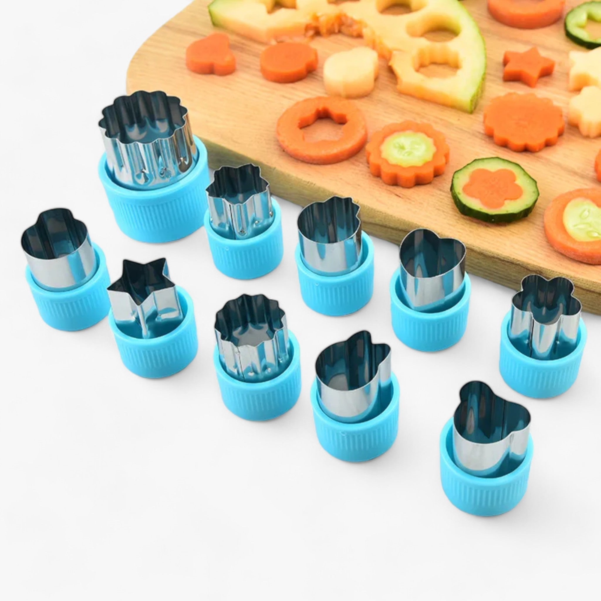 Stern- und Herz-Ausstecher-Set - Spaßige Obst- & Gemüsezubereitung - - Stern- und Herz-Ausstecher-Set - Spaßige Obst- & Gemüsezubereitung - €25 - Concept Frankfurt