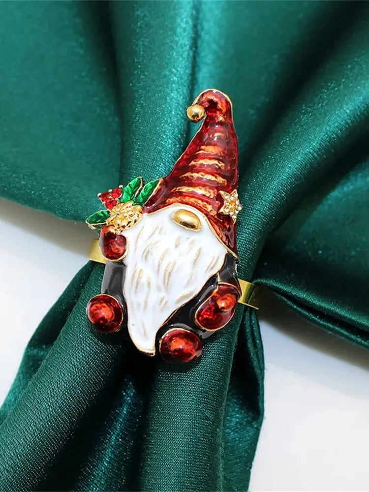 Urlaubs-Eleganz | 6 Weihnachtsserviettenringe mit Tannenzapfen - Perfekt - Q - Urlaubs-Eleganz | 6 Weihnachtsserviettenringe mit Tannenzapfen - Perfekt- €25 - Concept Düsseldorf