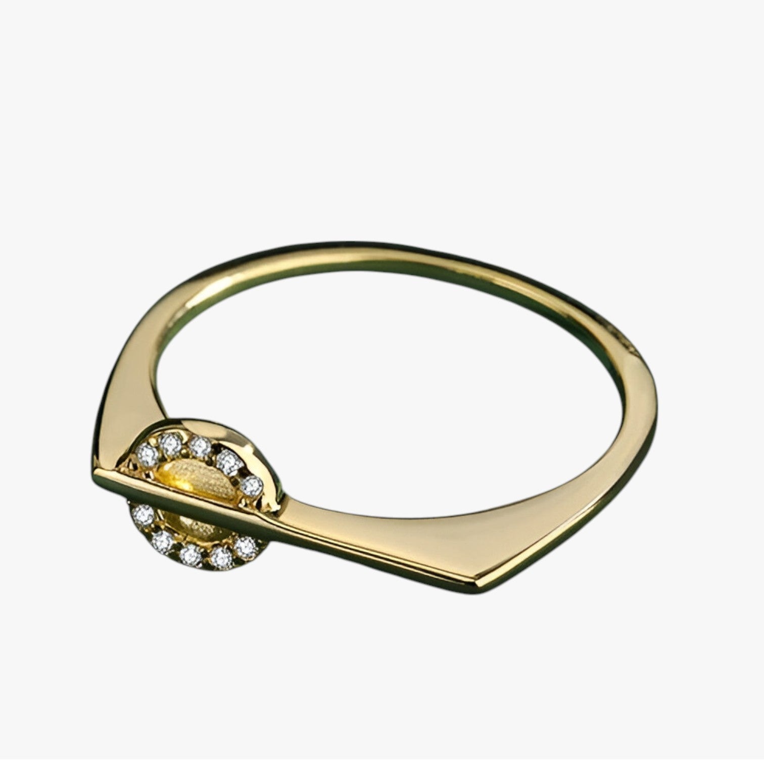 Giselle | Kreative Paarringe aus Silber und Gold mit Diamanten