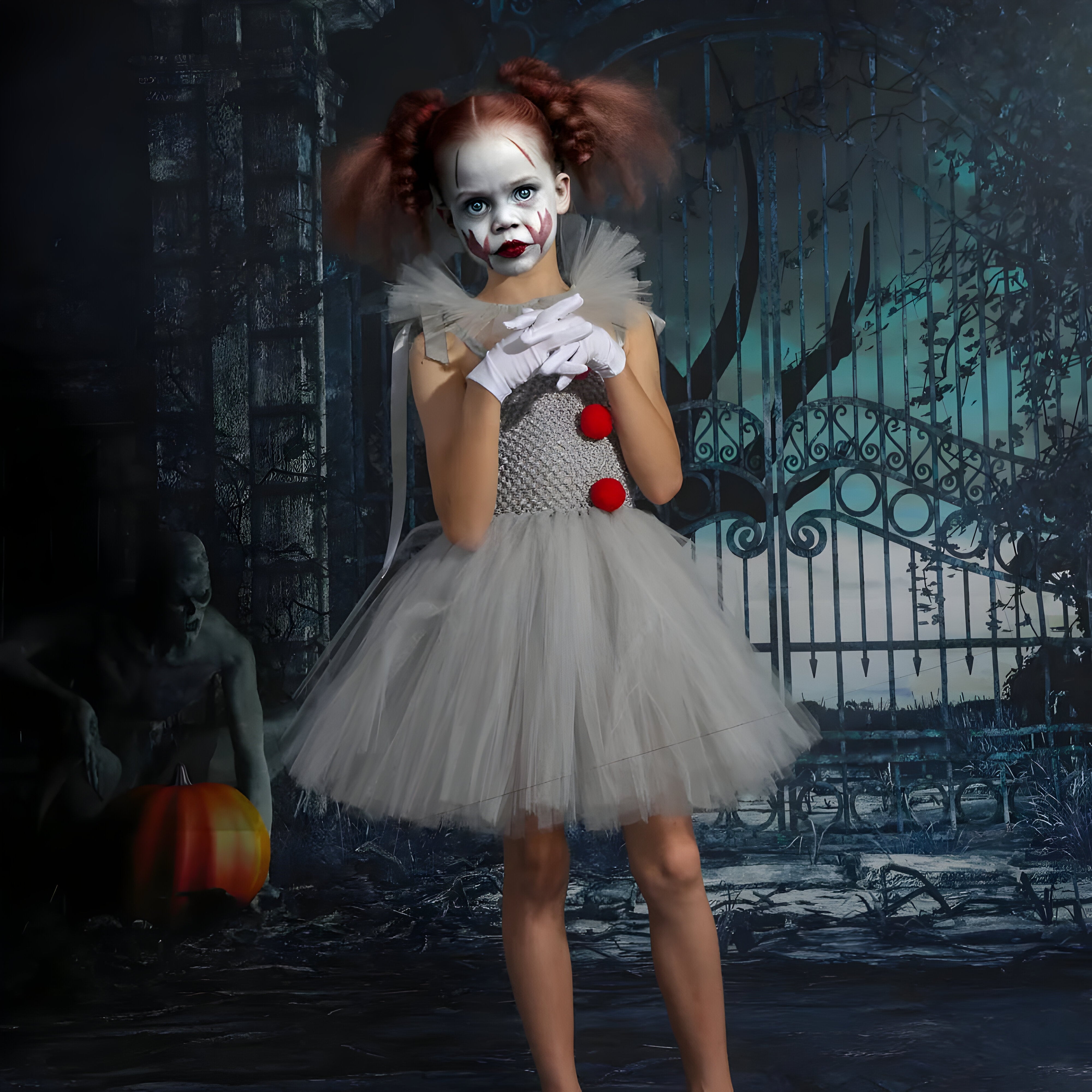 Tutu-Kleid Pennywise - Niedliches und gruseliges Outfit - - Rina | Tutu-Kleid Pennywise - Niedliches und gruseliges Outfit - €25 - Concept Düsseldorf
