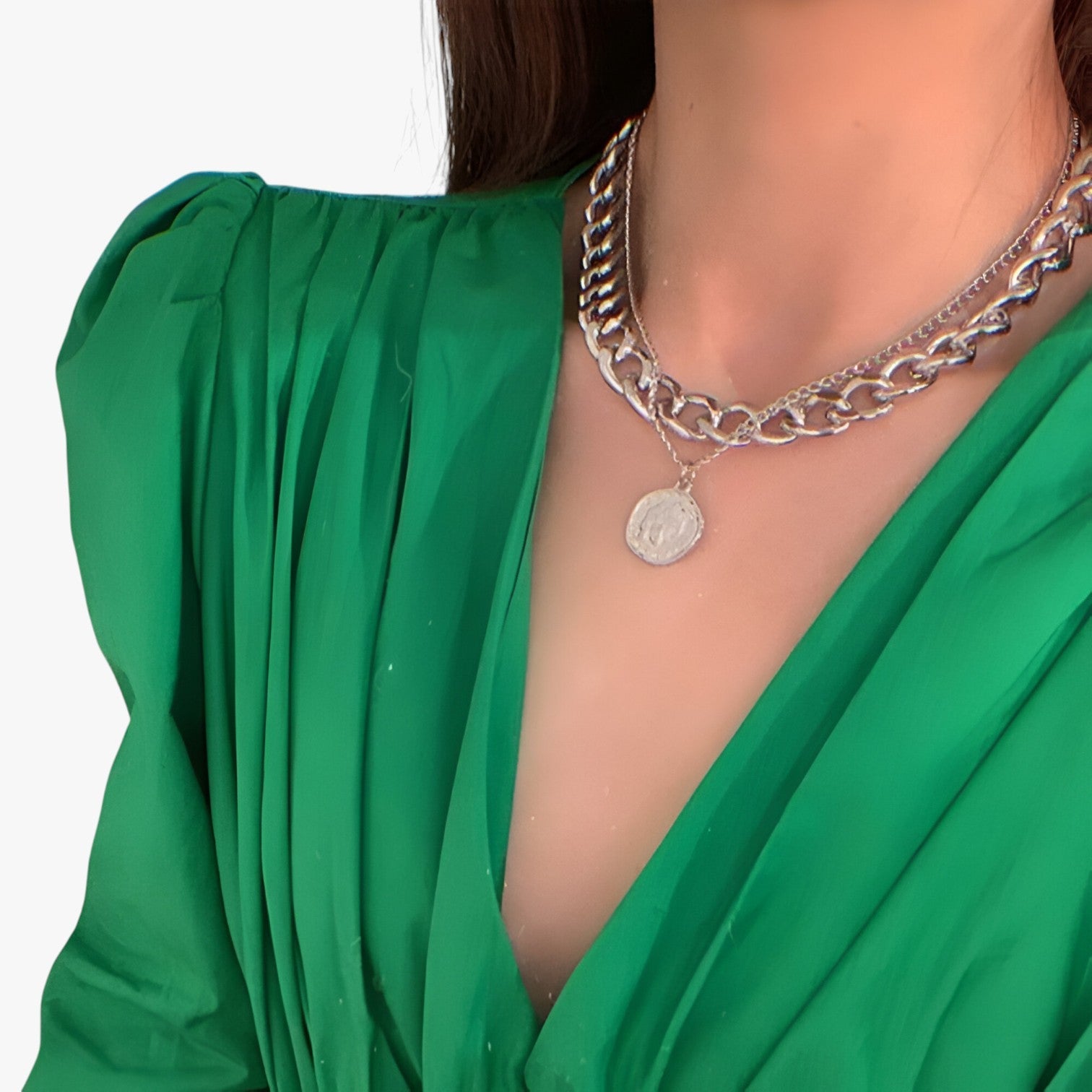 Genevieve | Mehrlagige Münzkette