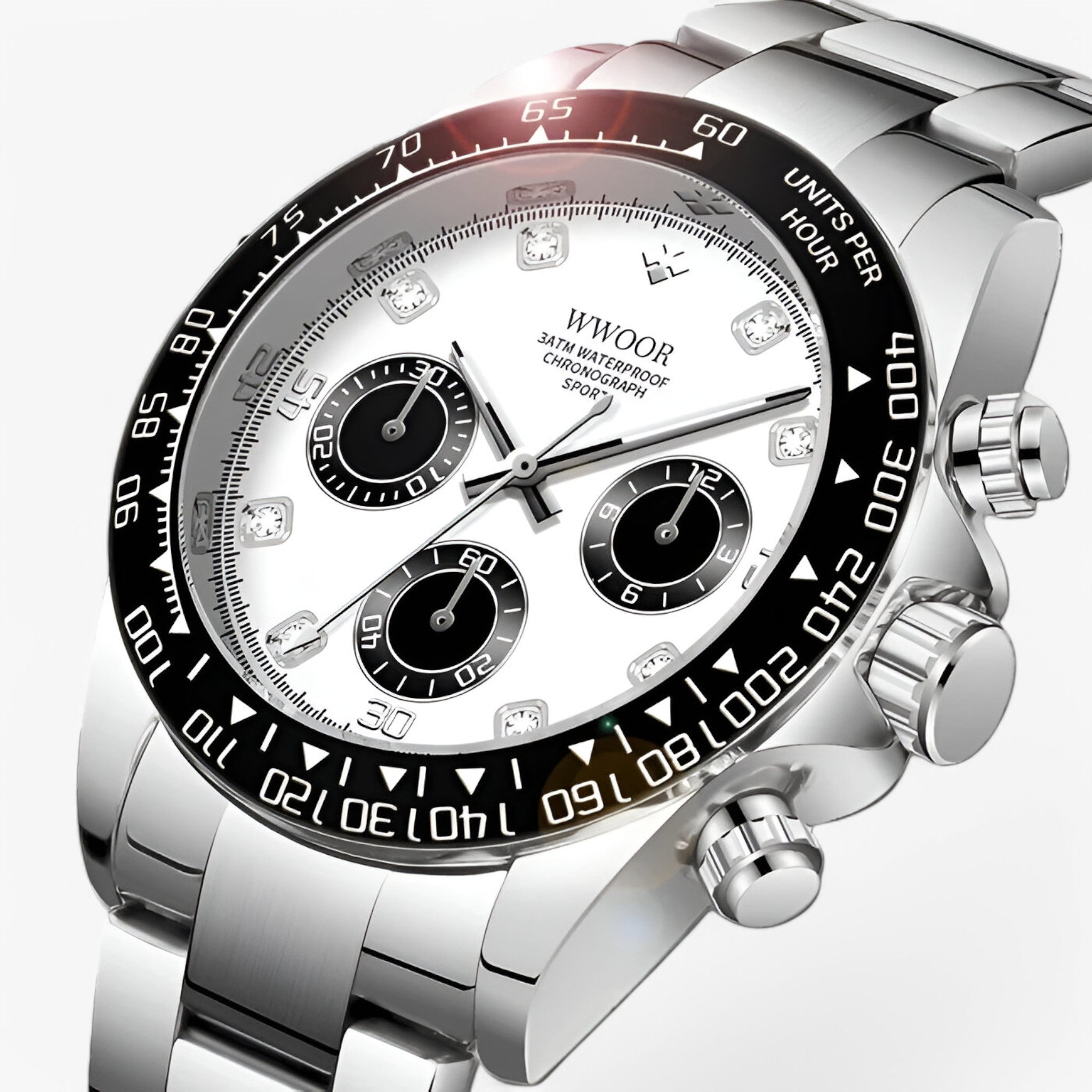 Kashmir | Luxus Chronograph Uhr aus Edelstahl