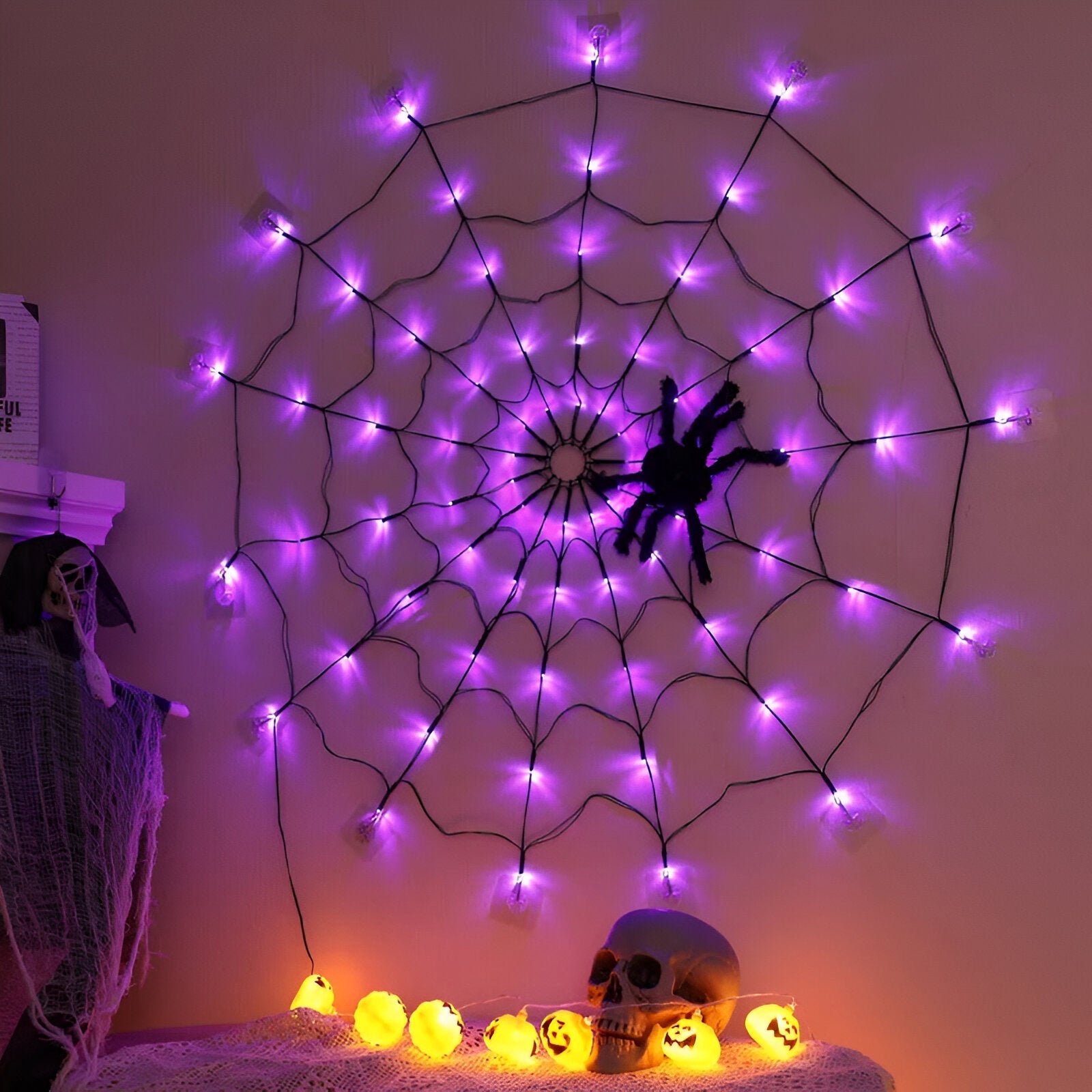 Gruselige Lichtlein - Auffällige Halloween-Dekoration - - Spindel | Gruselige Lichtlein - Auffällige Halloween-Dekoration - €25 - Concept Düsseldorf