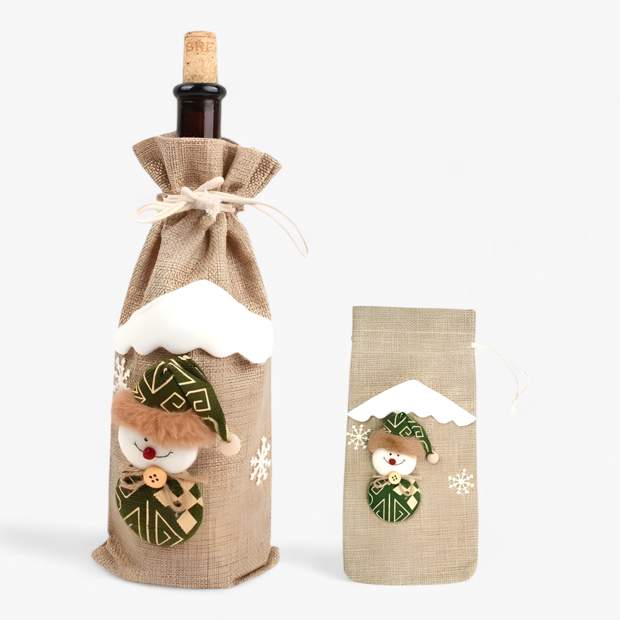 FengRise Dekoration | Flasche Hülle Weihnachtsmann - Geschenkhalter in Weihnachtsstrümpfen - Weihnachtsgeschirr - Neujahrs Geschenk - 5 14x16cm - FengRise Dekoration | Flasche Hülle Weihnachtsmann - Geschenkhalter in Weihnachtsstrümpfen - Weihnachtsgeschirr - Neujahrs Geschenk - €25 - Concept Neurenberg