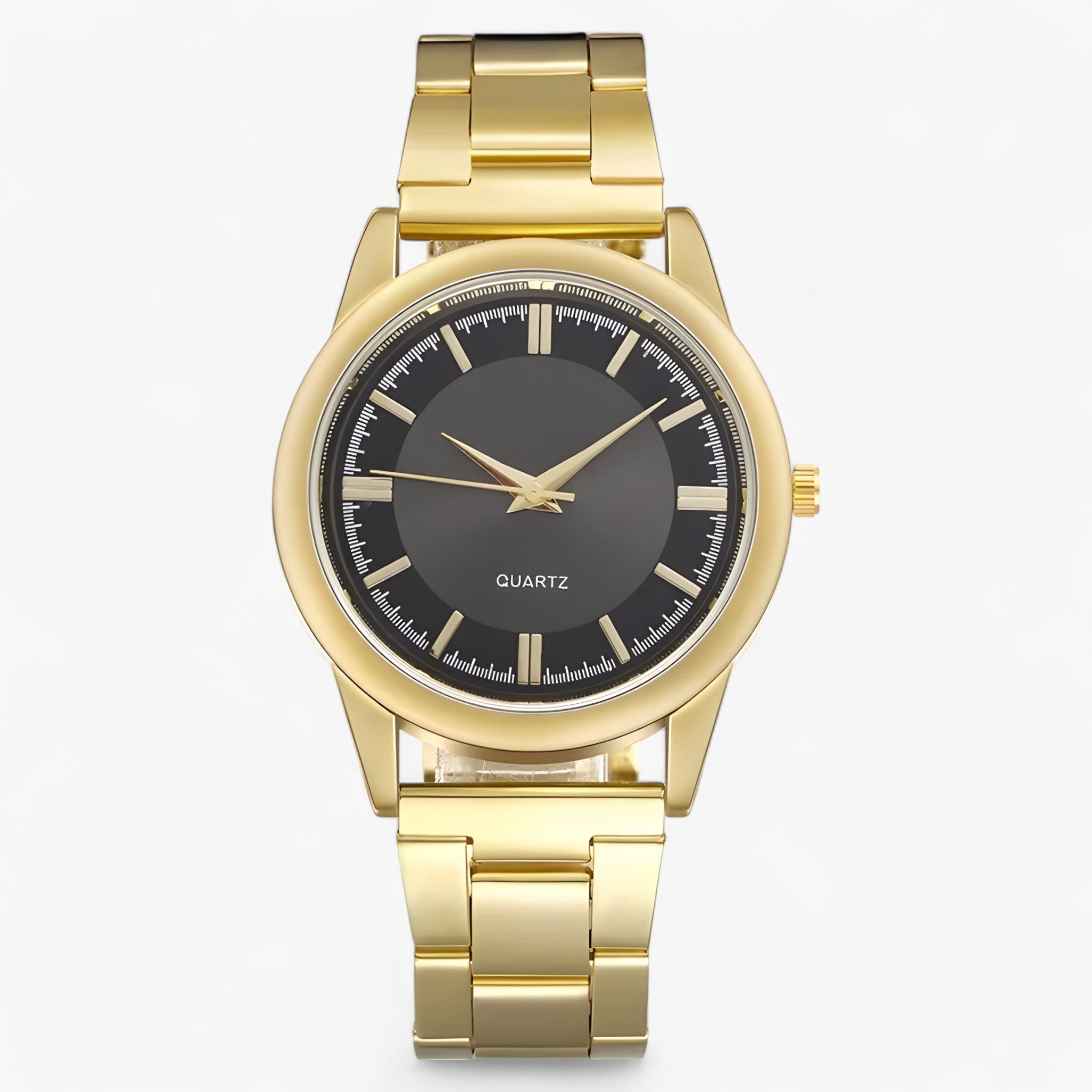 Klassisch Quartz - Zeitlos & Vielseitig - Gold Schwarz - Klassisch Quartz - Zeitlos & Vielseitig - €25 - Concept Neurenberg