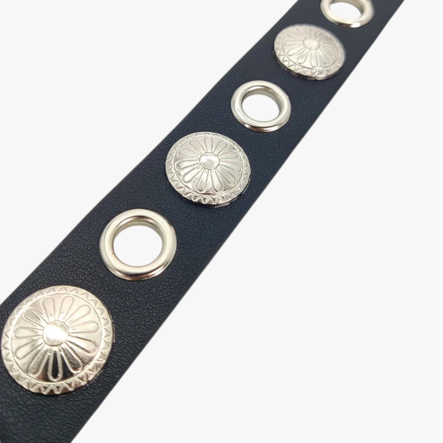 Belen | Unisex Leder-Punk-Gürtel mit Nieten