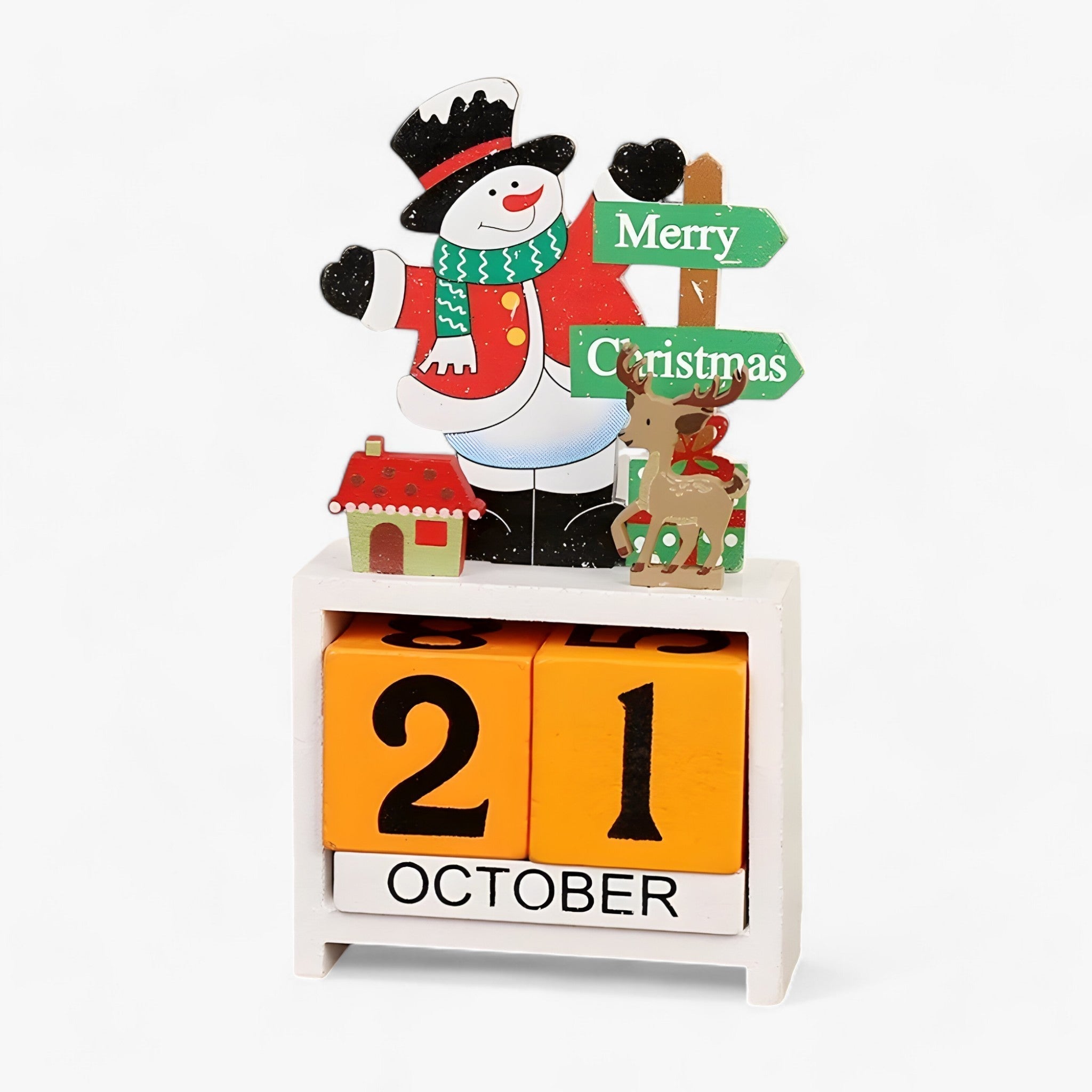 Feiertags Countdown Magie | Holz Weihnachtskalender mit Weihnachtsmann und Schneemann - Fügen Sie Ihren Feiern Aufregung hinzu - - Feiertags Countdown Magie | Holz Weihnachtskalender mit Weihnachtsmann und Schneemann - Fügen Sie Ihren Feiern Aufregung hinzu - €25 - Concept Neurenberg