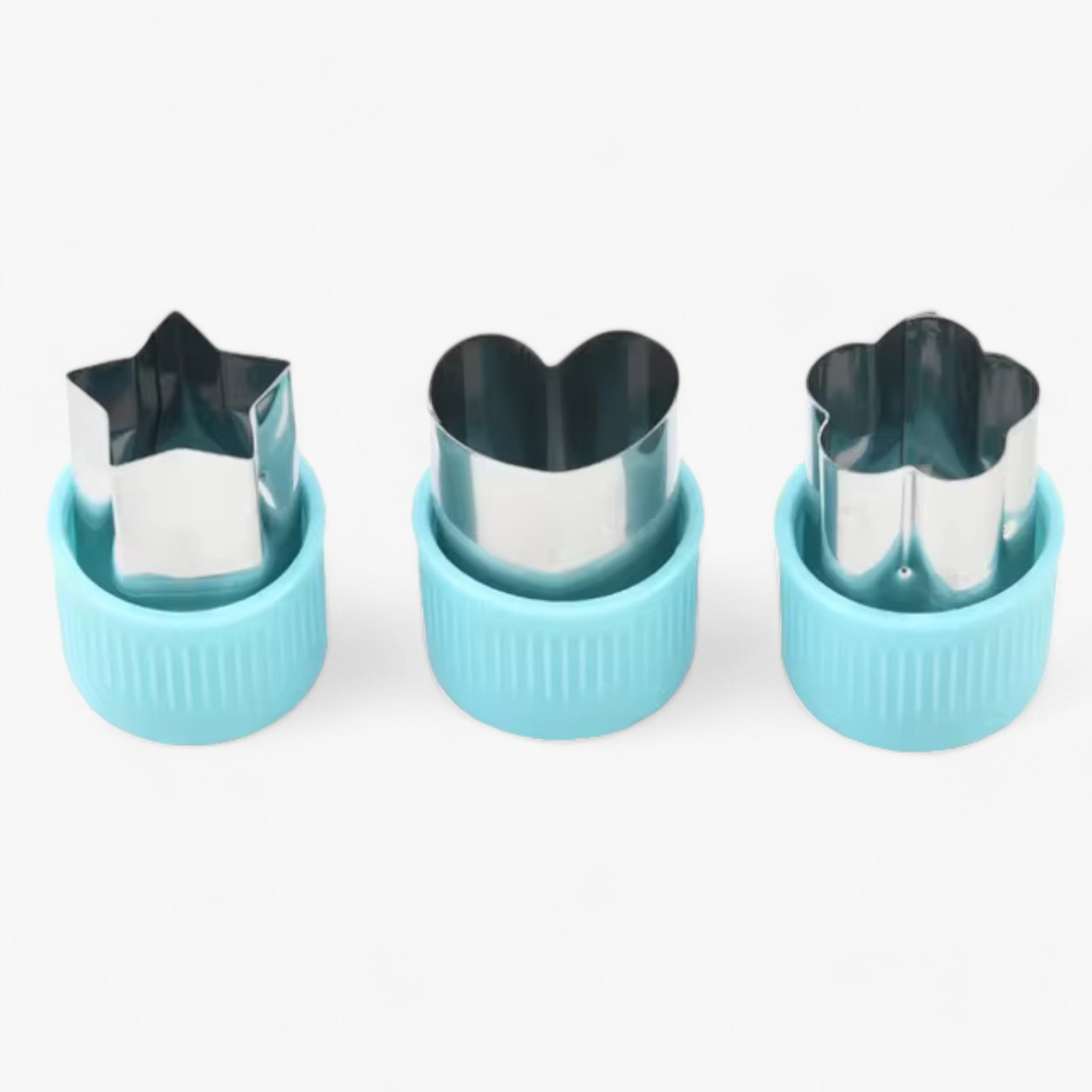 Stern- und Herz-Ausstecher-Set - Spaßige Obst- & Gemüsezubereitung - Blau - Stern- und Herz-Ausstecher-Set - Spaßige Obst- & Gemüsezubereitung - €25 - Concept Frankfurt