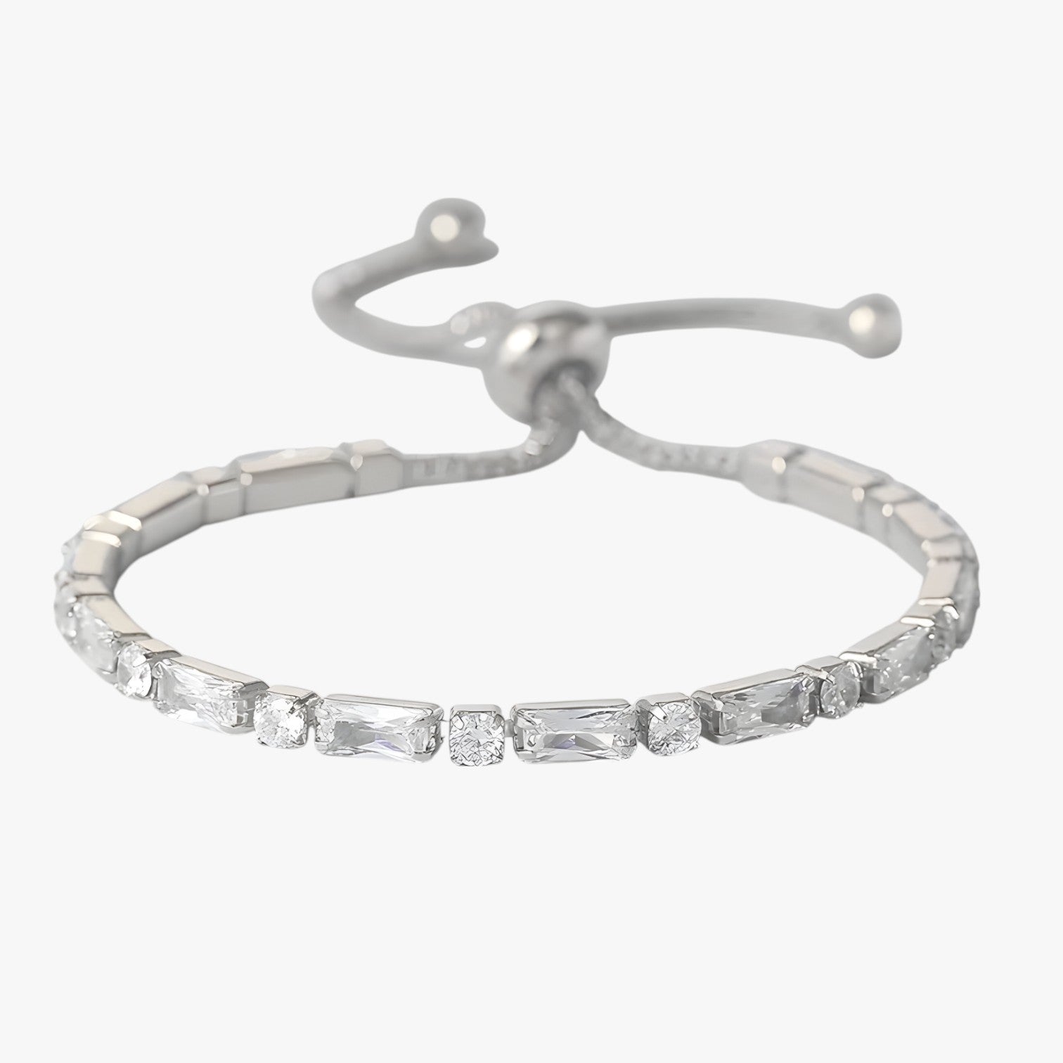 Valerie | Geometrisches Armband Roségold mit Zirkonia Elegantes Geschenk für Damen