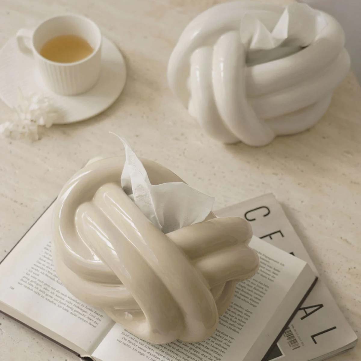 Knot Taschentuchboxen | Stilvolle und Funktionale Wohnaccessoires - - Knot Taschentuchboxen | Stilvolle und Funktionale Wohnaccessoires - € - Concept Frankfurt