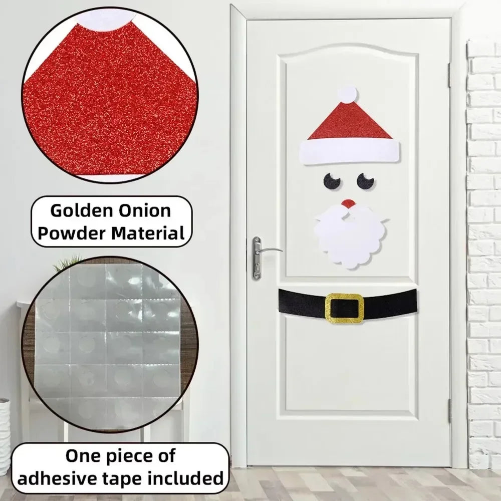 Weihnachts-Filzaufkleber für Türen und Fenster – festliche Dekoration für Zuhause - - Weihnachts-Filzaufkleber für Türen und Fenster – festliche Dekoration für Zuhause - €25 - Concept Neurenberg