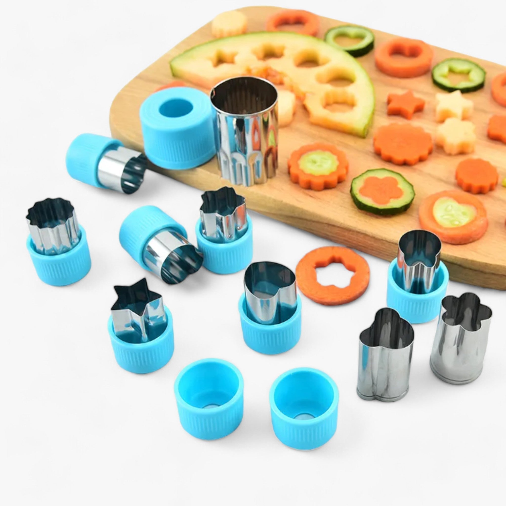Stern- und Herz-Ausstecher-Set - Spaßige Obst- & Gemüsezubereitung - - Stern- und Herz-Ausstecher-Set - Spaßige Obst- & Gemüsezubereitung - €25 - Concept Frankfurt