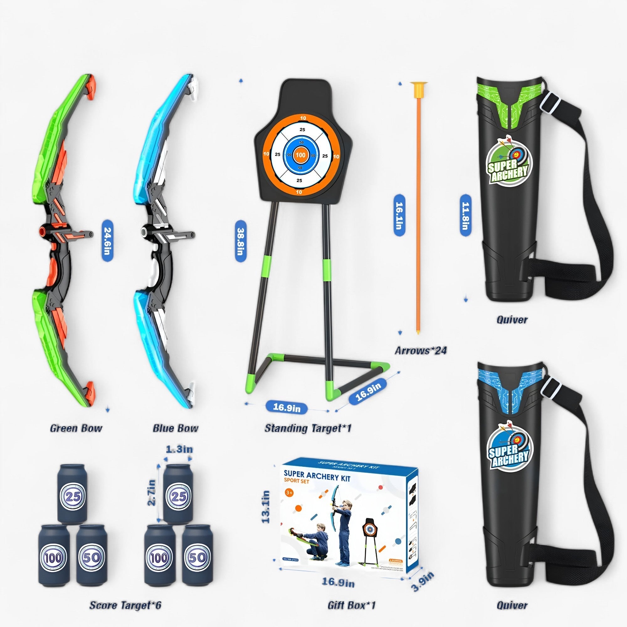 Zaido | Abenteuer Bogen Set – Aktives Outdoor-Erlebnis