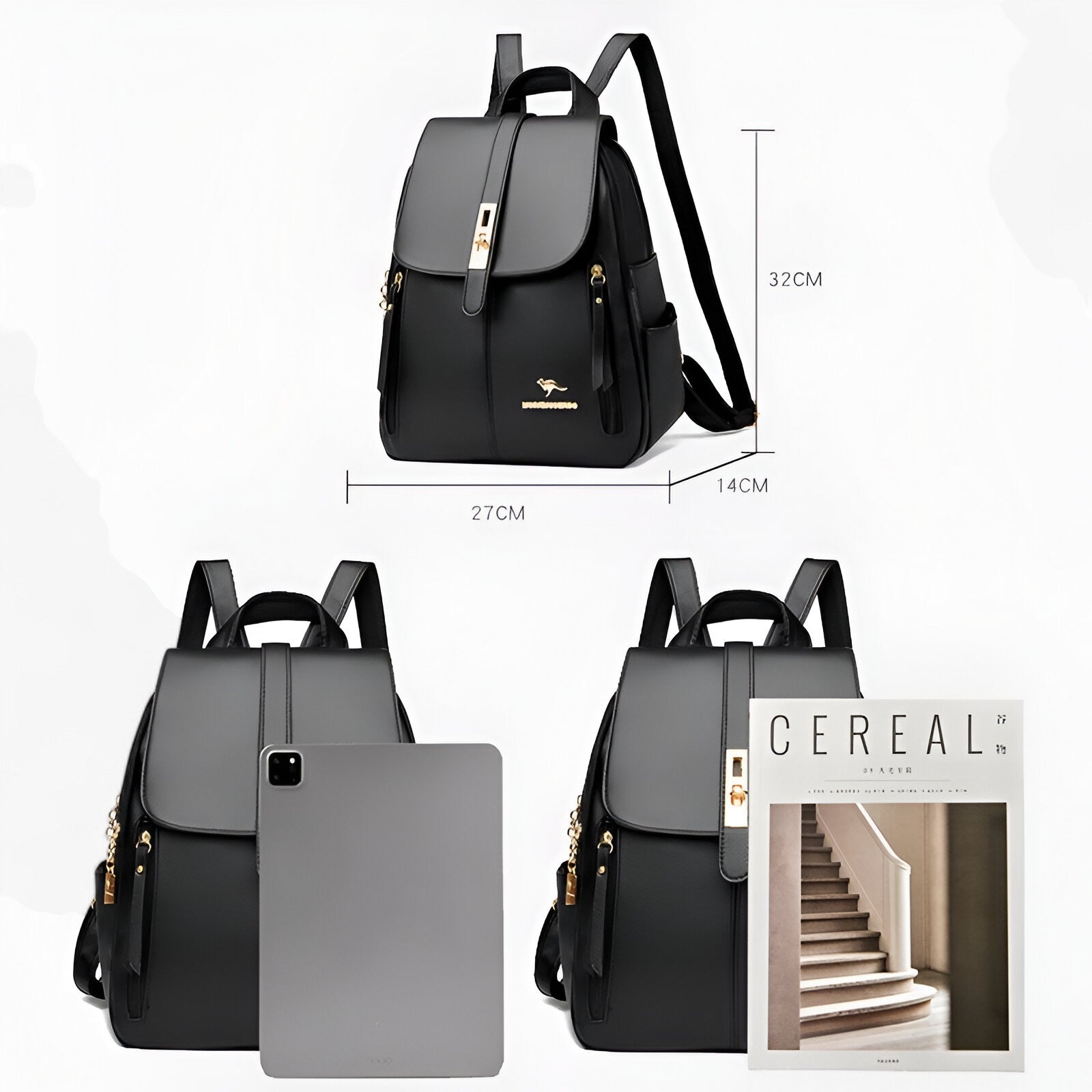 Eleganter Damen Leder Rucksack – Perfekt für Alltag & Reisen - - Eleganter Damen Leder Rucksack – Perfekt für Alltag & Reisen - €25 - Concept Neurenberg