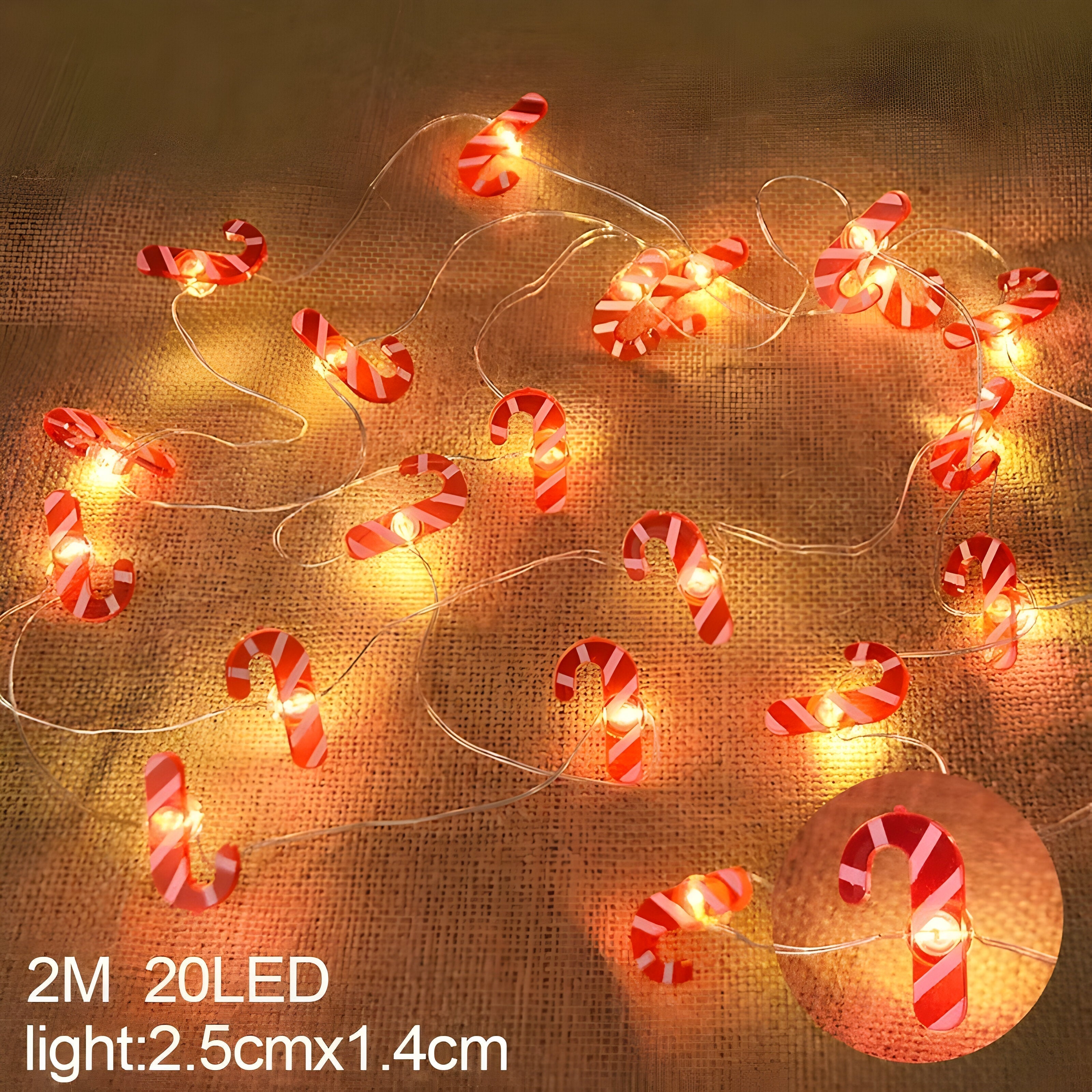 TwinkleLights | LED Lichterschlauch 20LED - Beleuchten Sie Ihre Feste mit dem Weihnachtsmann und Schneeflocken - Unterstützung - TwinkleLights | LED Lichterschlauch 20LED - Beleuchten Sie Ihre Feste mit dem Weihnachtsmann und Schneeflocken- €25 - Concept Düsseldorf