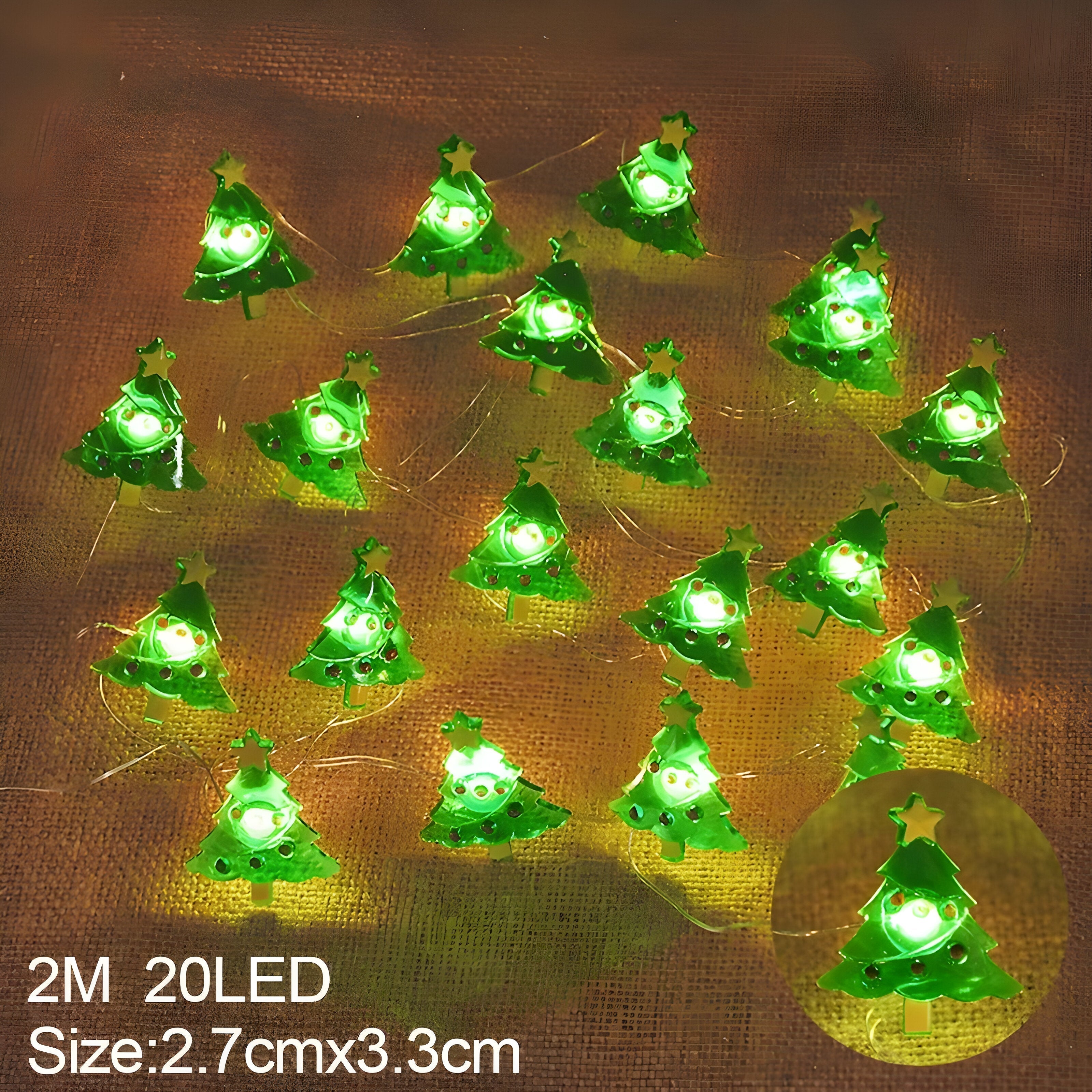 TwinkleLights | LED Lichterschlauch 20LED - Beleuchten Sie Ihre Feste mit dem Weihnachtsmann und Schneeflocken - Weihnachtsbaum - TwinkleLights | LED Lichterschlauch 20LED - Beleuchten Sie Ihre Feste mit dem Weihnachtsmann und Schneeflocken- €25 - Concept Düsseldorf