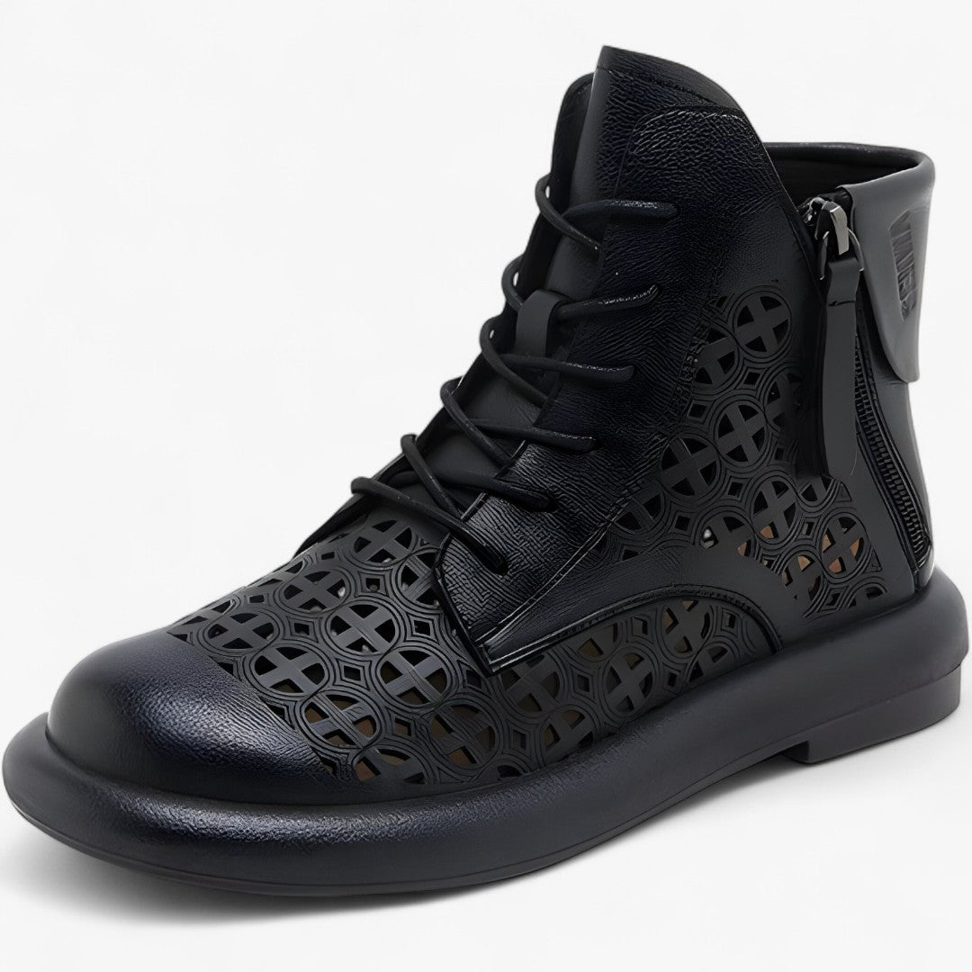 Clara | Durchbrochene Stiefeletten aus echtem Leder mit Stil