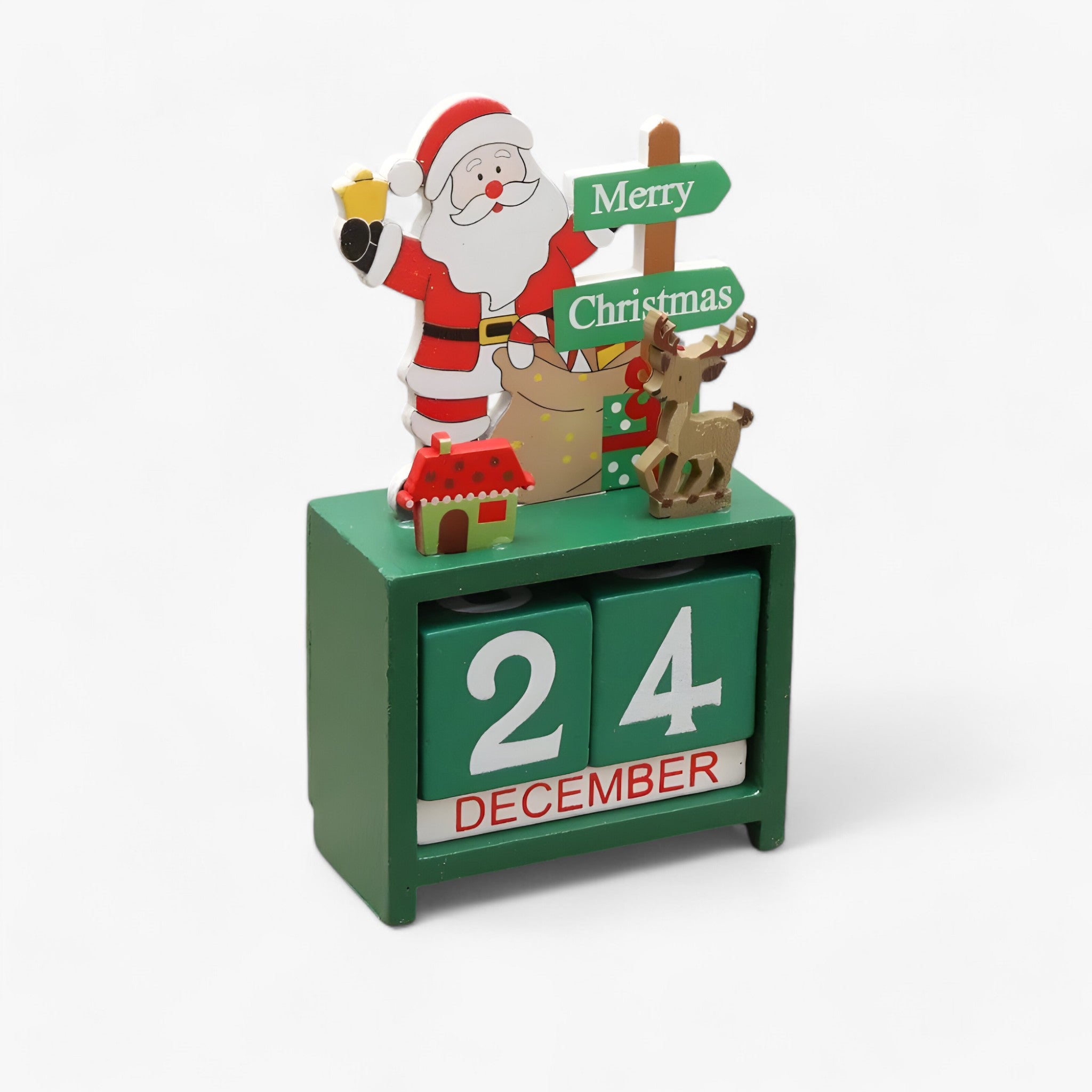 Feiertags Countdown Magie | Holz Weihnachtskalender mit Weihnachtsmann und Schneemann - Fügen Sie Ihren Feiern Aufregung hinzu - - Feiertags Countdown Magie | Holz Weihnachtskalender mit Weihnachtsmann und Schneemann - Fügen Sie Ihren Feiern Aufregung hinzu - €25 - Concept Neurenberg