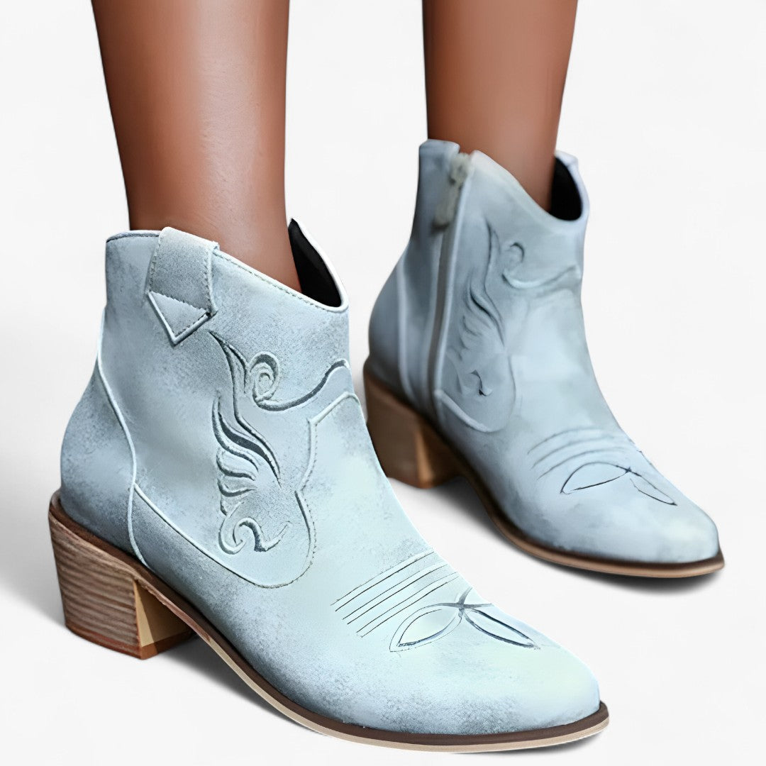 Isabel | Winter-Cowboystiefel mit spitzer Zehe für kalte Jahreszeiten