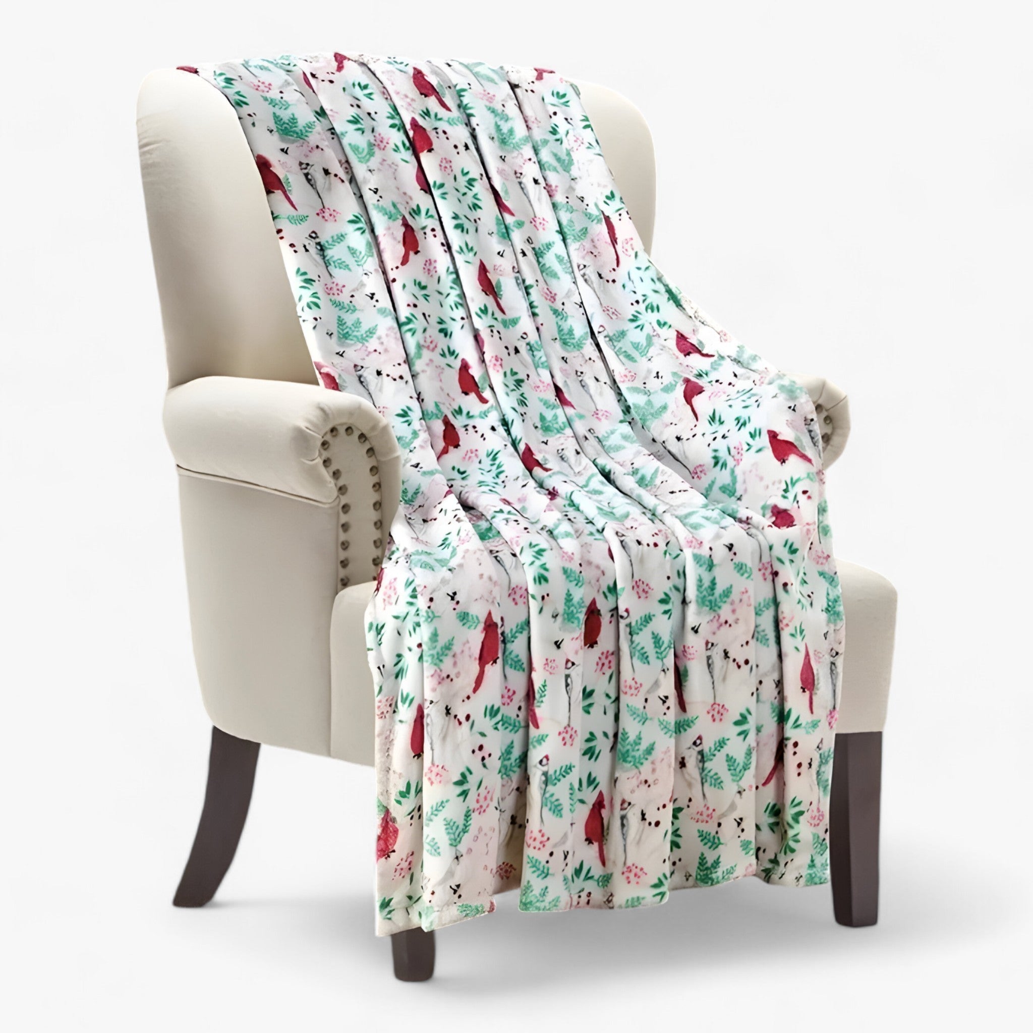 Luxuriöse Weihnachtsdecke aus Fleece - Elegante und kuschelige Urlaubsdekoration - Grün - Luxuriöse Weihnachtsdecke aus Fleece - Elegante und kuschelige Urlaubsdekoration - €25 - Concept Düsseldorf