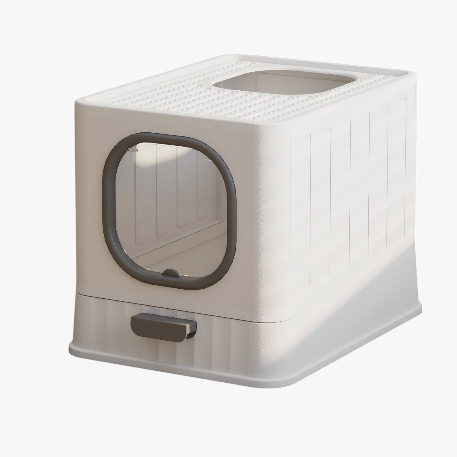 Zinnia | Große Katzenbox mit Kratzbrett Weniger Geruch, mehr Komfort