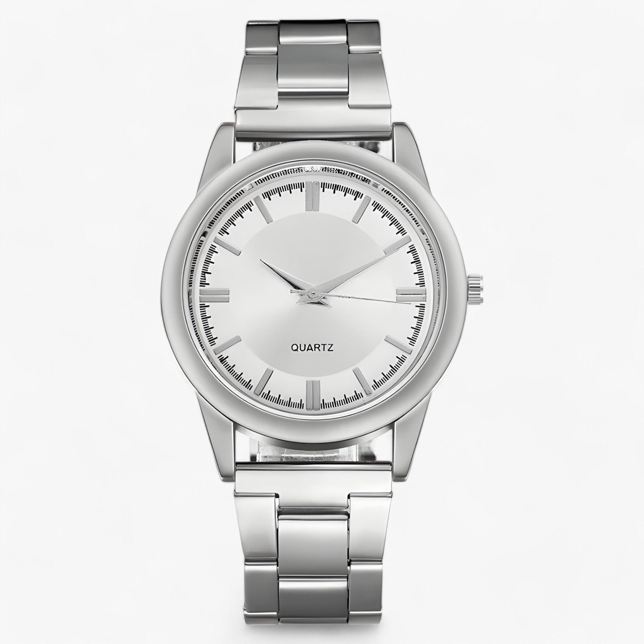 Klassisch Quartz - Zeitlos & Vielseitig - Silber Weiß - Klassisch Quartz - Zeitlos & Vielseitig - €25 - Concept Neurenberg