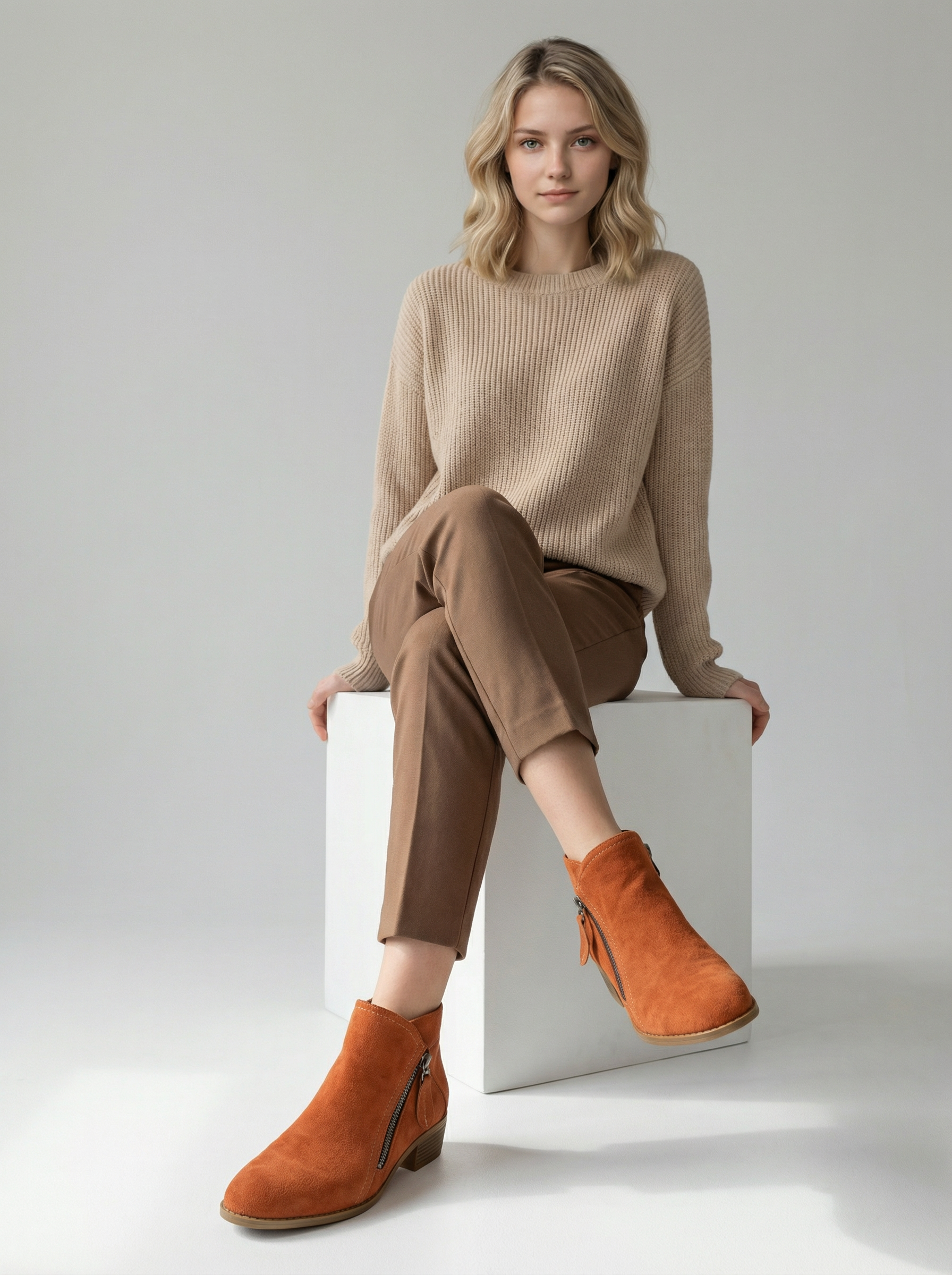 Bridget | Damen Stiefeletten Schwarz Mit Absatz