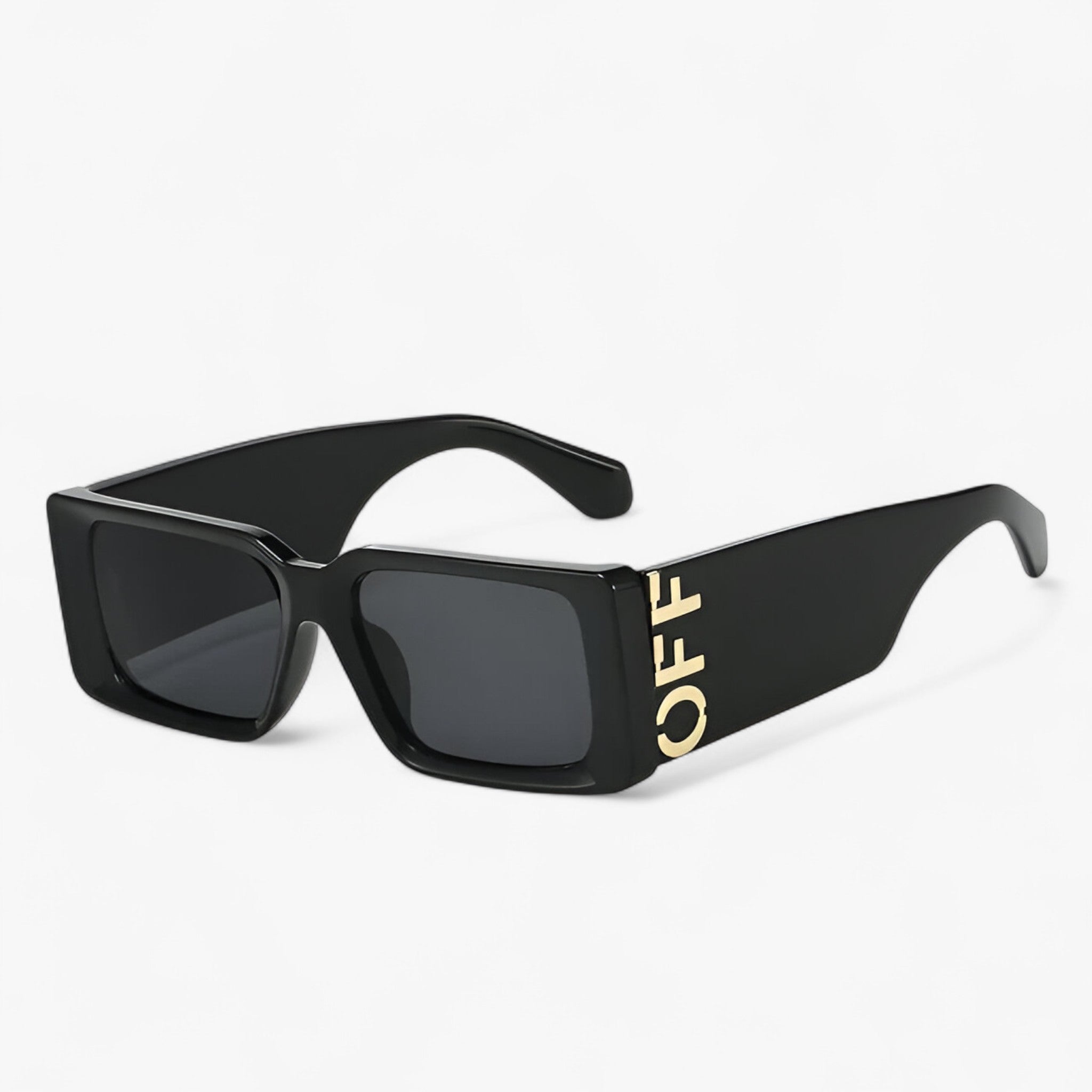 Ariëlle | Retro-Sonnenbrille mit quadratischem Rahmen und breiten Bügeln