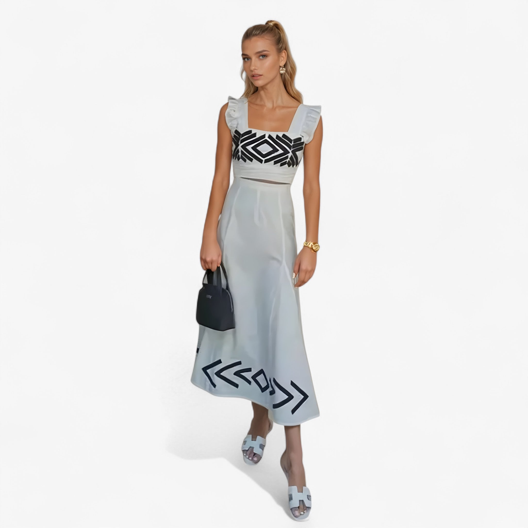 Crisha - Komplettes Rockabilly Kleid und Top