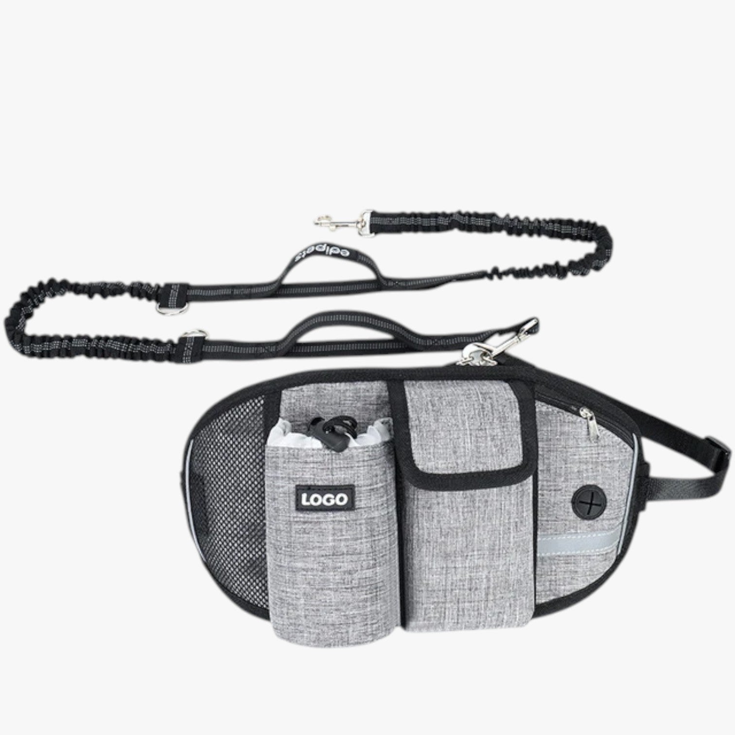 Briella | Sportlicher Hüftgurt mit Preistasche und reflektierendem Leinehalter