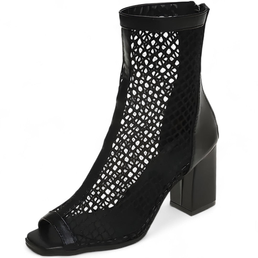 Elena | Sommerschuhe mit atmungsaktivem Plateau aus Netz