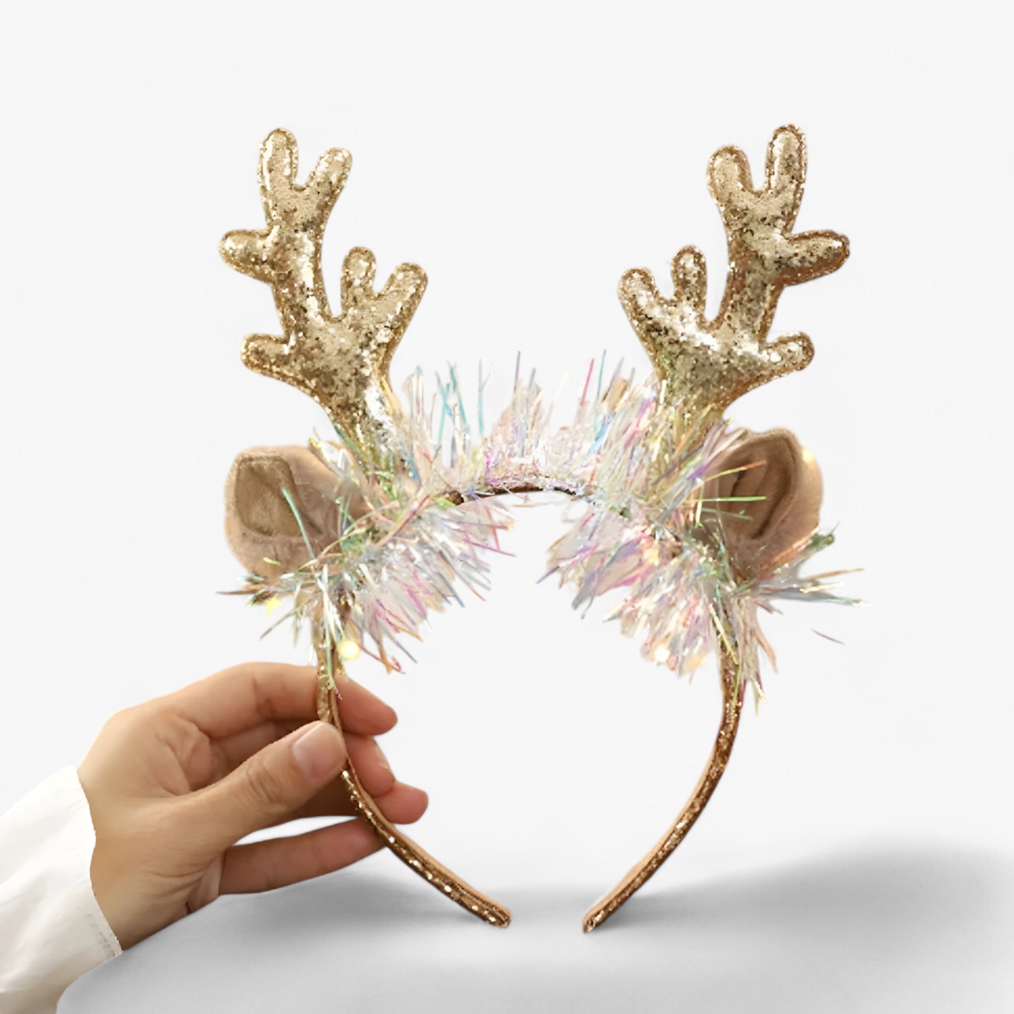 Weihnachtsdiadem mit Geweihen - Festliches und Zartes Accessoire für Kinder - C - Weihnachtsdiadem mit Geweihen - Festliches und Zartes Accessoire für Kinder - €25 - Concept Neurenberg