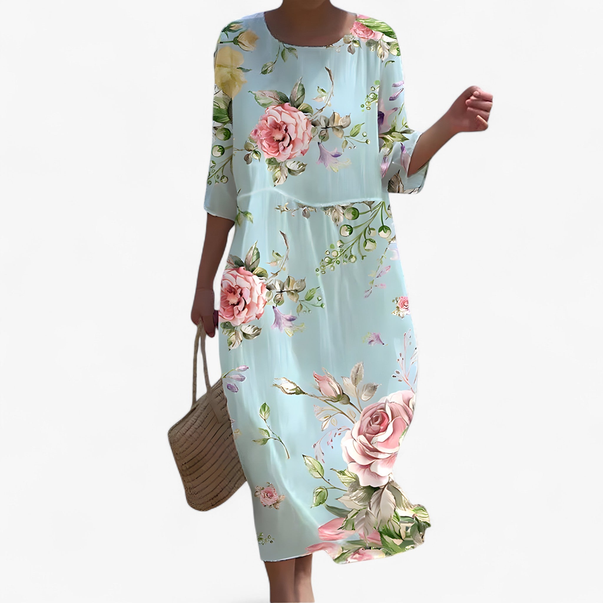 Brianna | Elegantes Blumenkleid