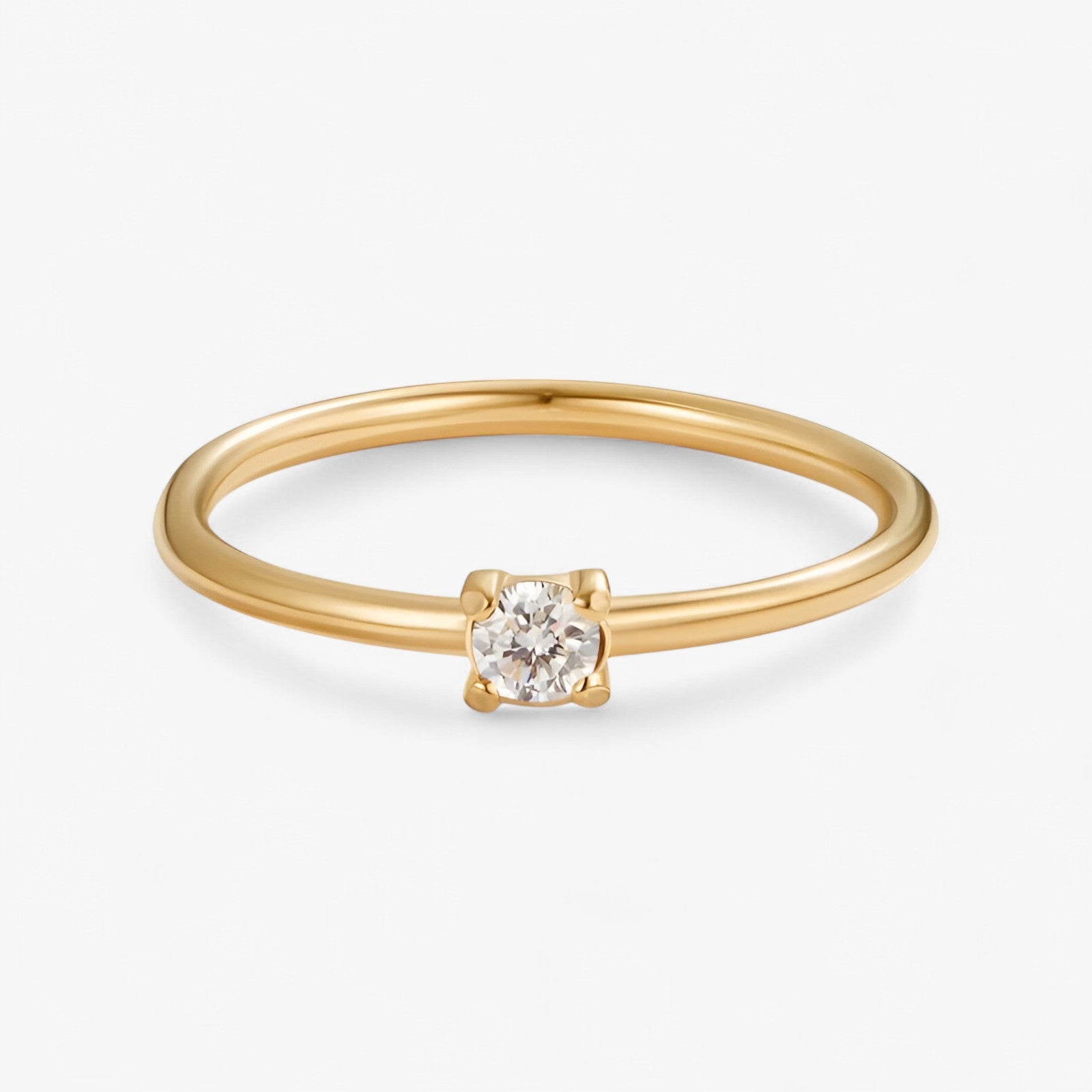 Geburtsstein 18K Ring