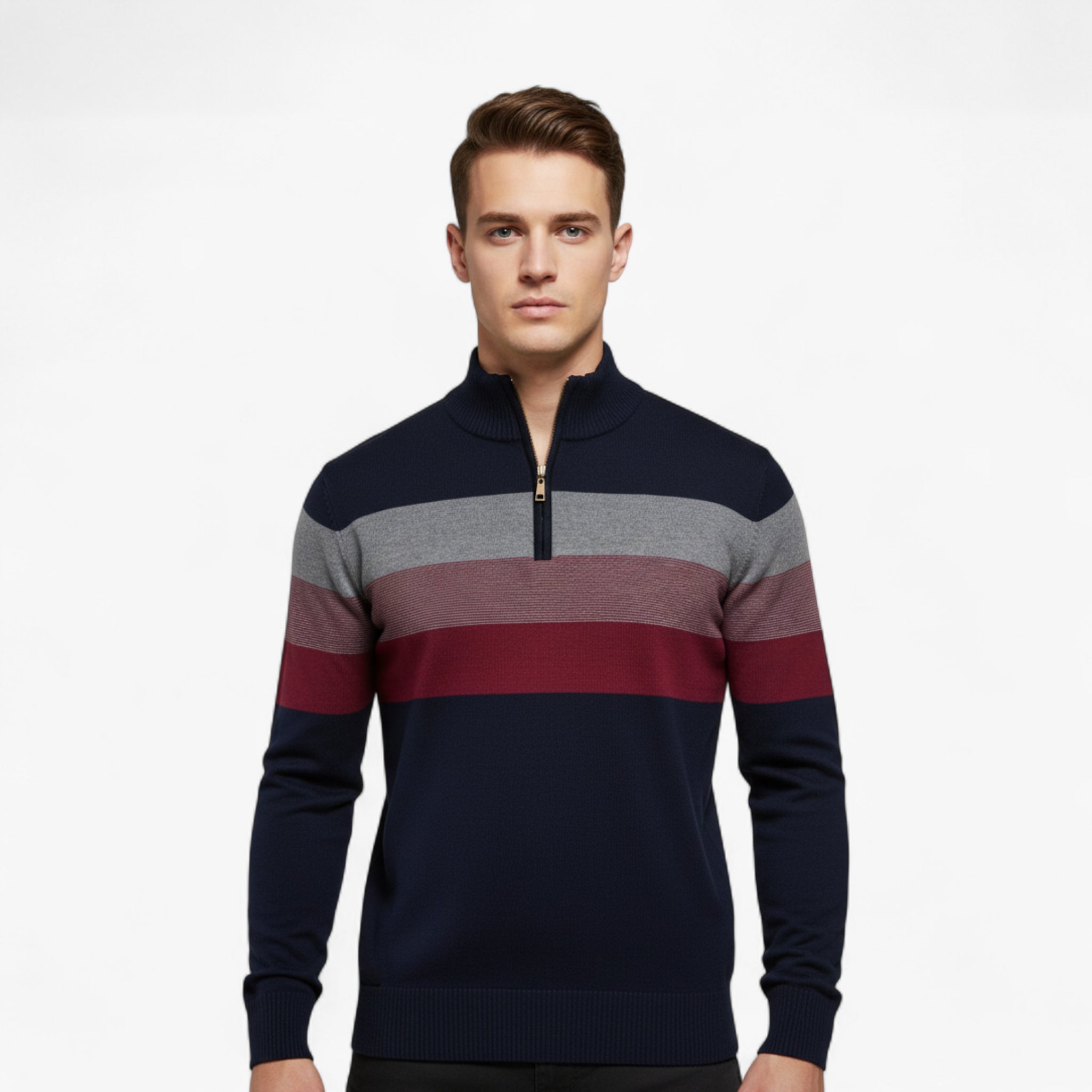 Carl | HerrenMock Neck Pullover