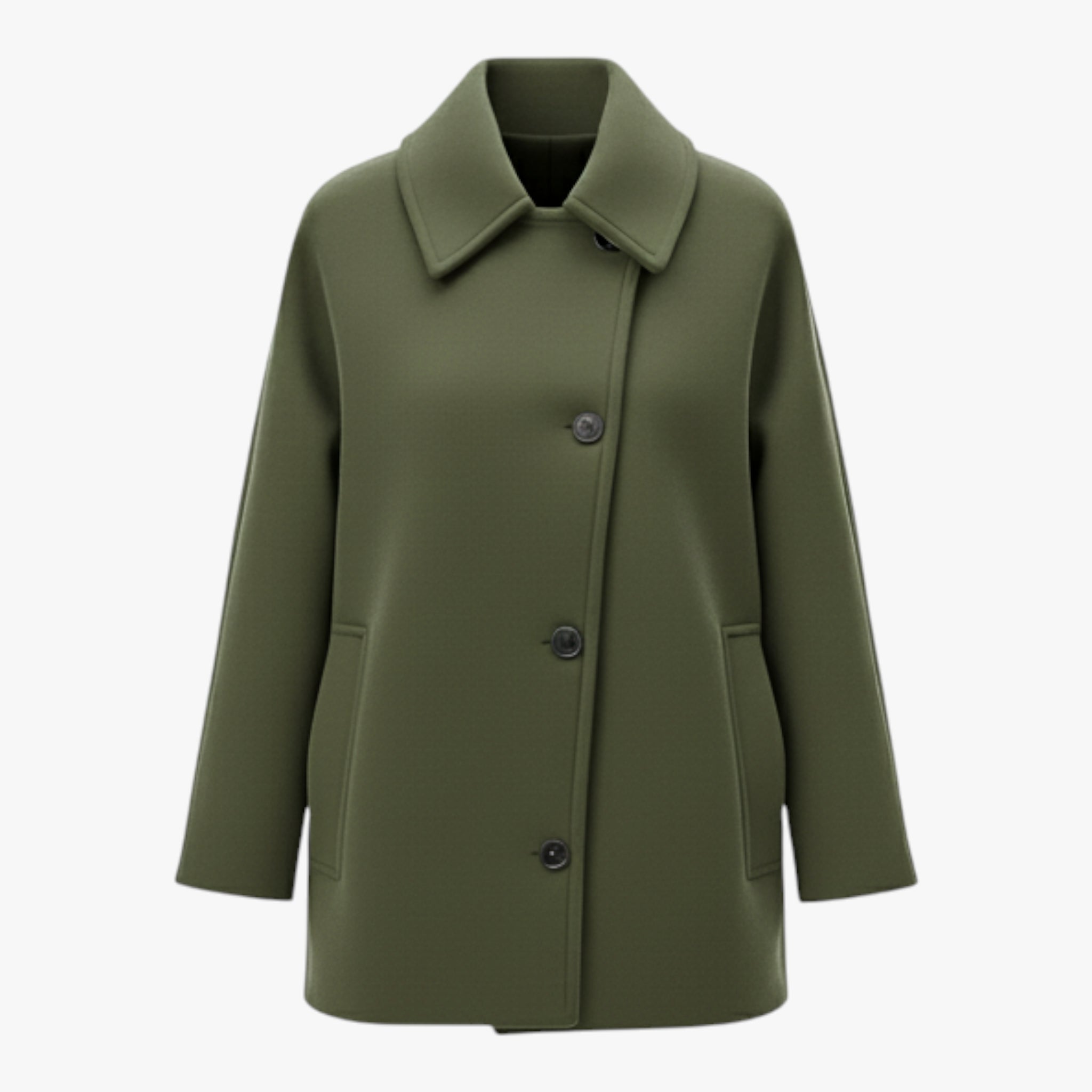 Karoline | Damenmantel mit Umlegekragen