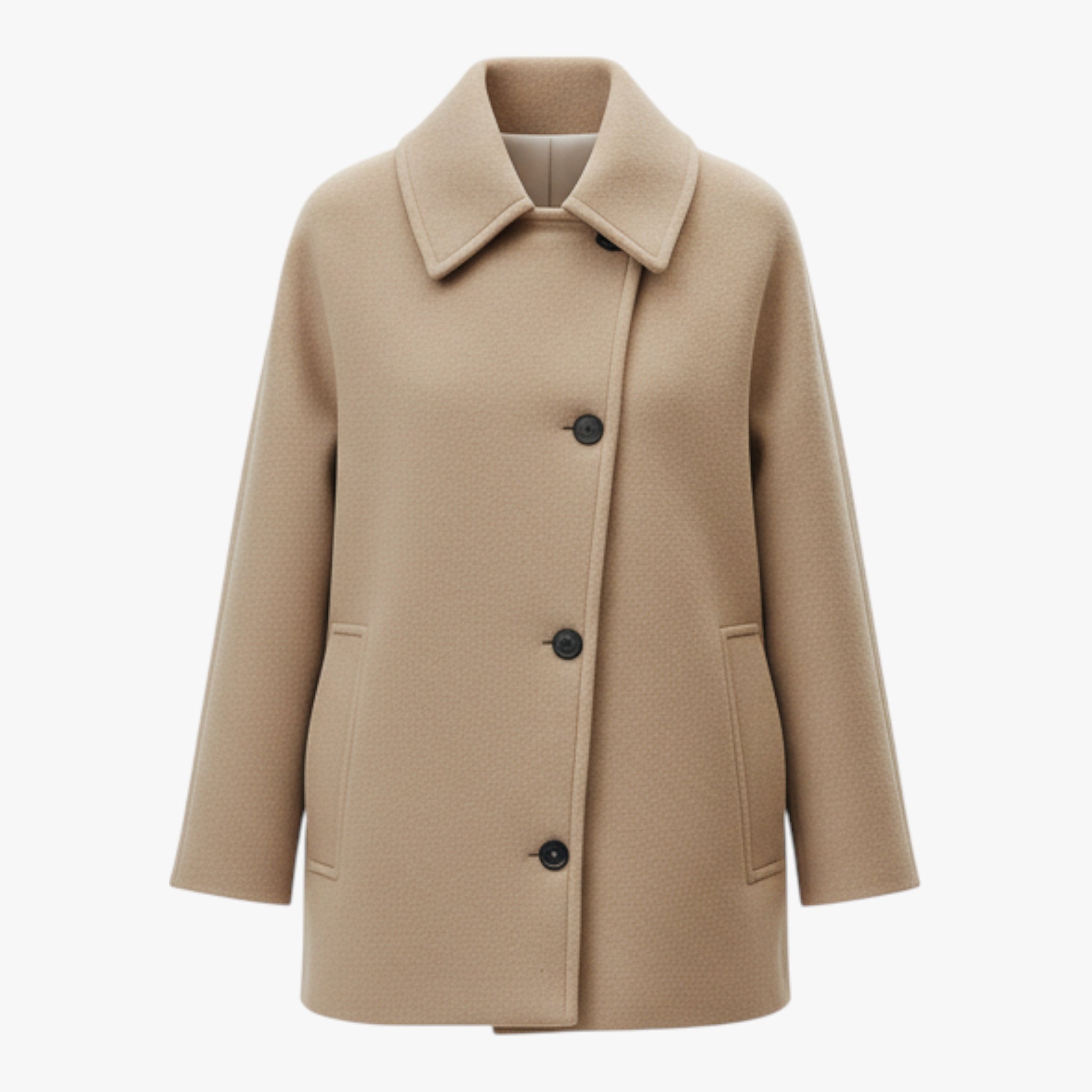 Karoline | Damenmantel mit Umlegekragen