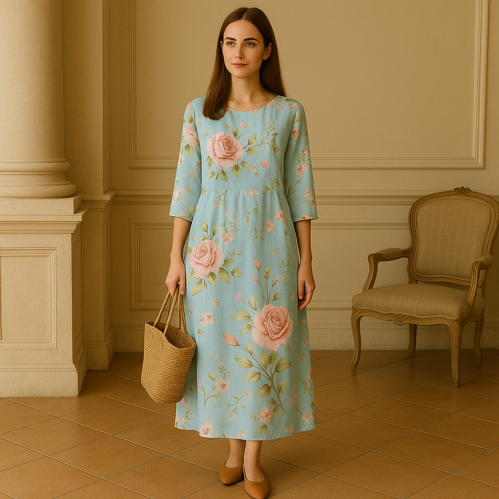 Brianna | Elegantes Blumenkleid