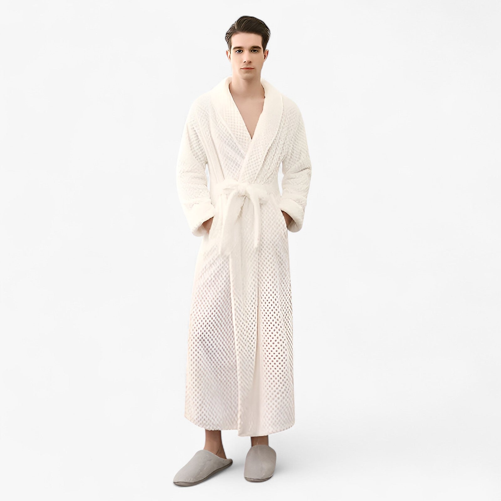 Sofia | Weiche Fleece-Bademantel