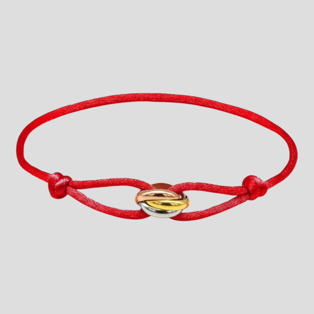 Lowen | Kordelarmband mit Bicolor-Glied
