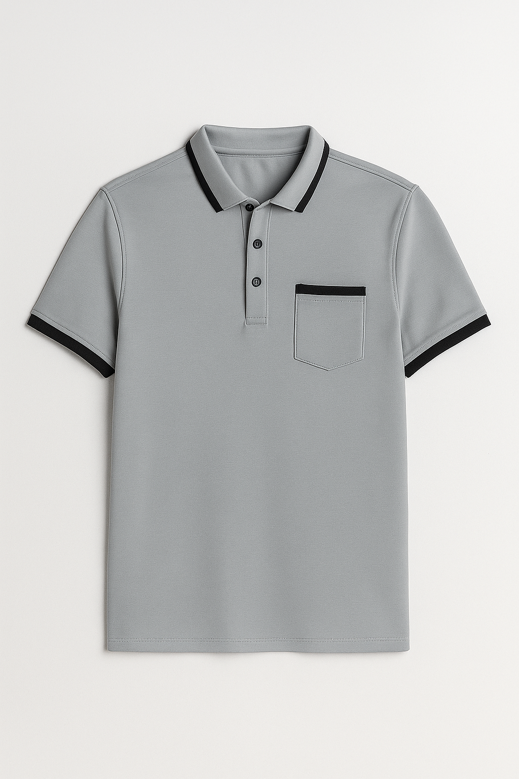 Rue | Elegantes Herren-Polo mit Kontrast-Details