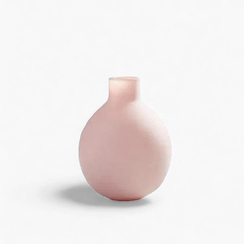 Moderne Keramikvasen-Kollektion | Mehrfarbige Stilvolle Minimalistische Wohnungsdekoration - Pink Vase Small - Moderne Keramikvasen-Kollektion | Mehrfarbige Stilvolle Minimalistische Wohnungsdekoration - € - Concept Frankfurt
