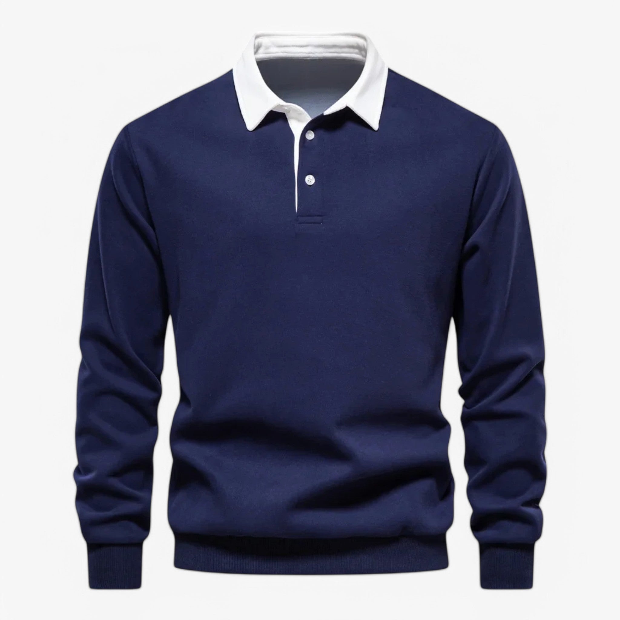 Steve | Stilvoller Polo-Sweater
