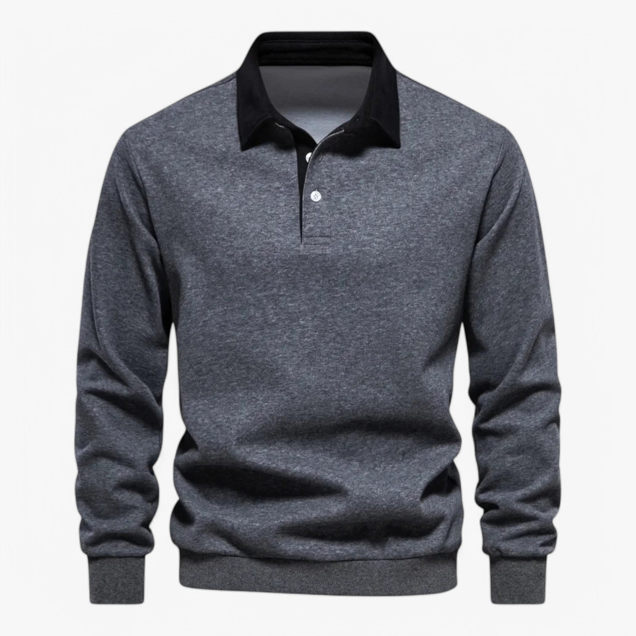 Steve | Stilvoller Polo-Sweater