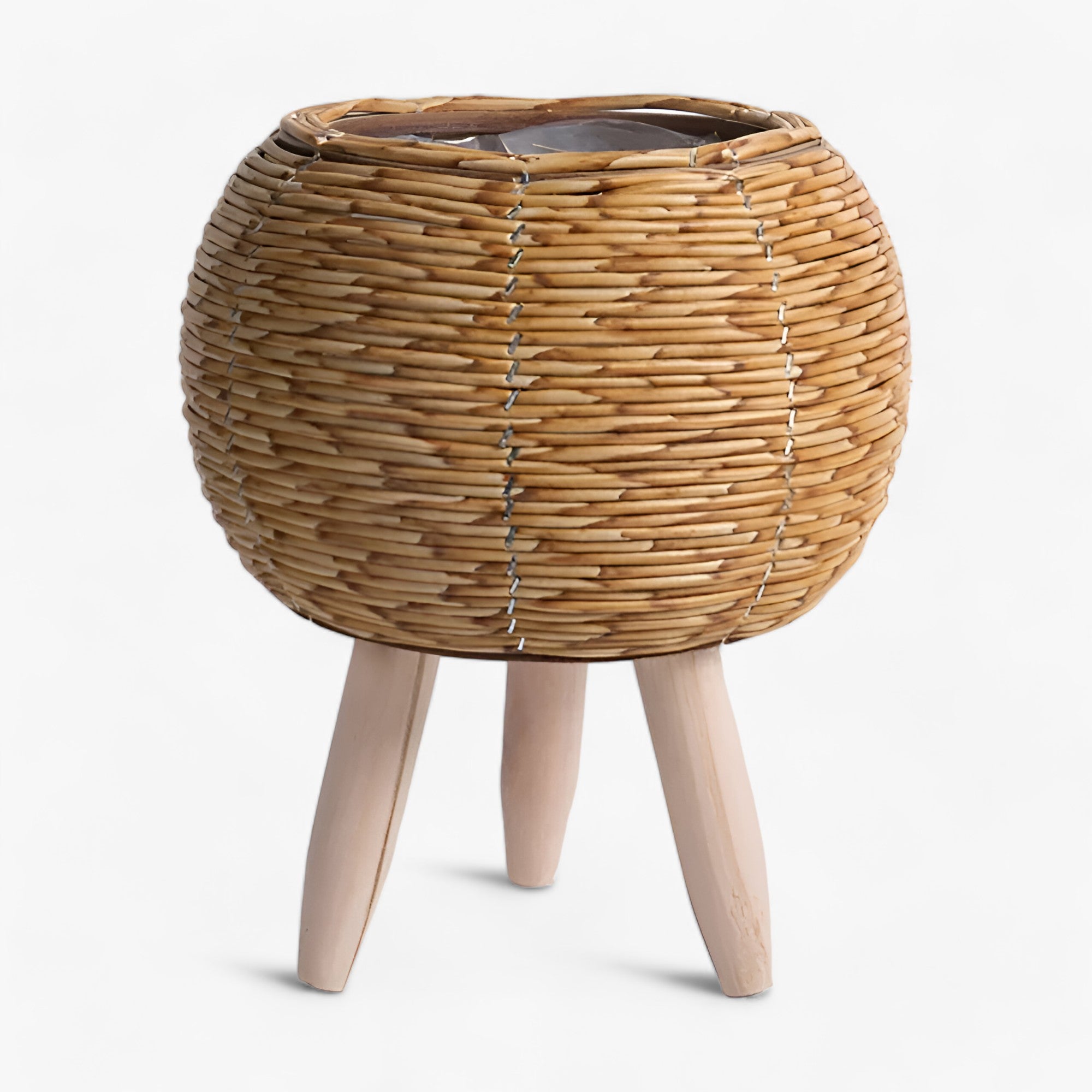 Rattan-Oase | Stilvoller Übertopf - Vielseitige Wohnkultur - Braun - Rattan-Oase | Stilvoller Übertopf - Vielseitige Wohnkultur- €25 - Concept Frankfurt