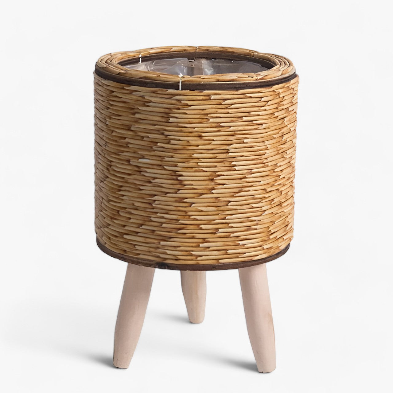 Rattan-Oase | Stilvoller Übertopf - Vielseitige Wohnkultur - Braun 3 - Rattan-Oase | Stilvoller Übertopf - Vielseitige Wohnkultur- €25 - Concept Frankfurt