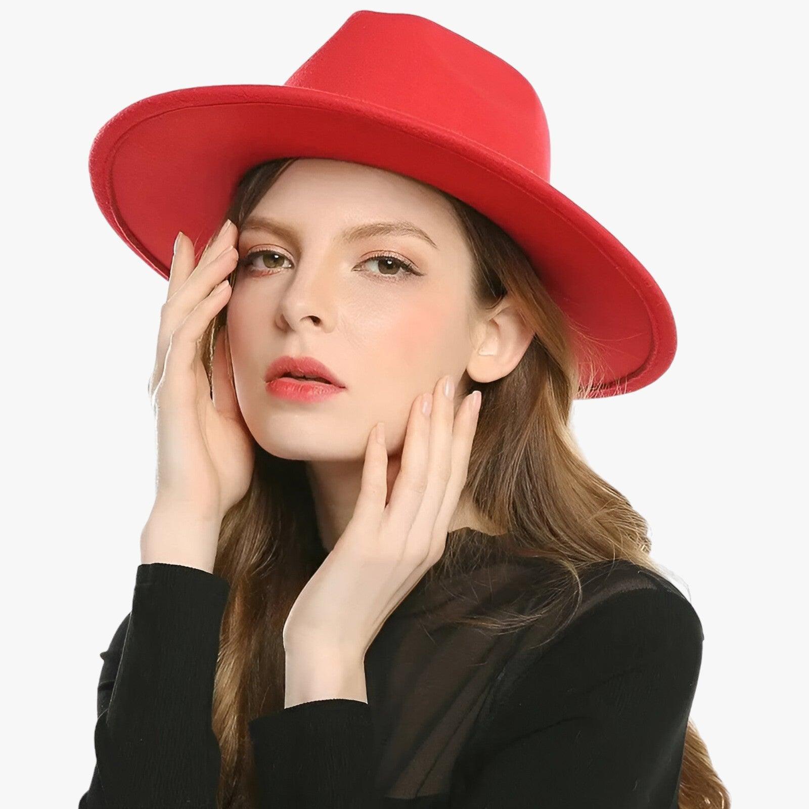 Alexis | Unisex Vintage Woll Fedora - Zeitlose Stil für Kaltes Wetter